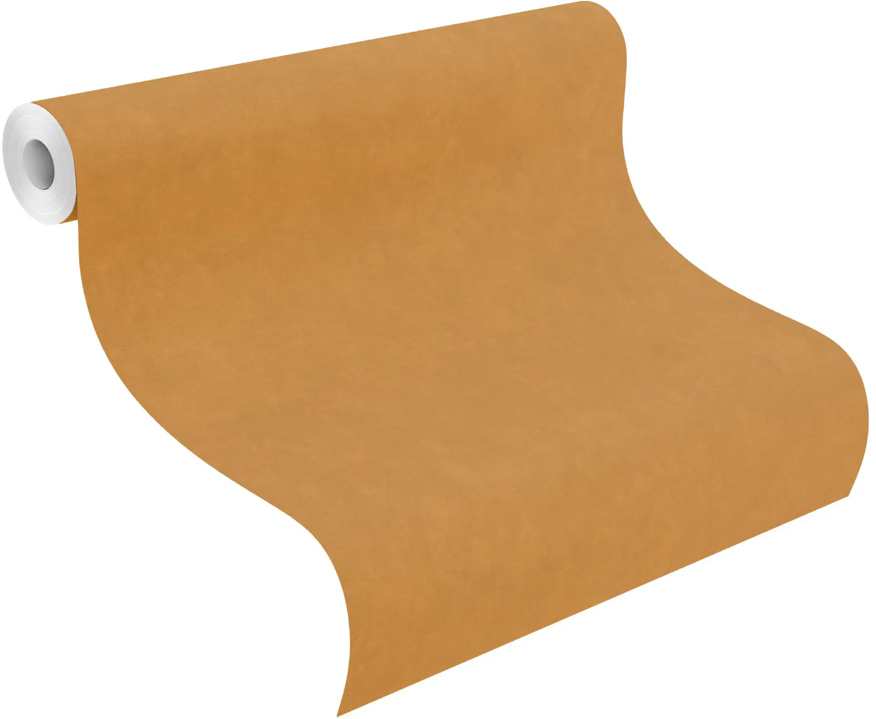 Rasch Vliestapete Paraiso Uni senfgelb 10,05 x 0,53 m