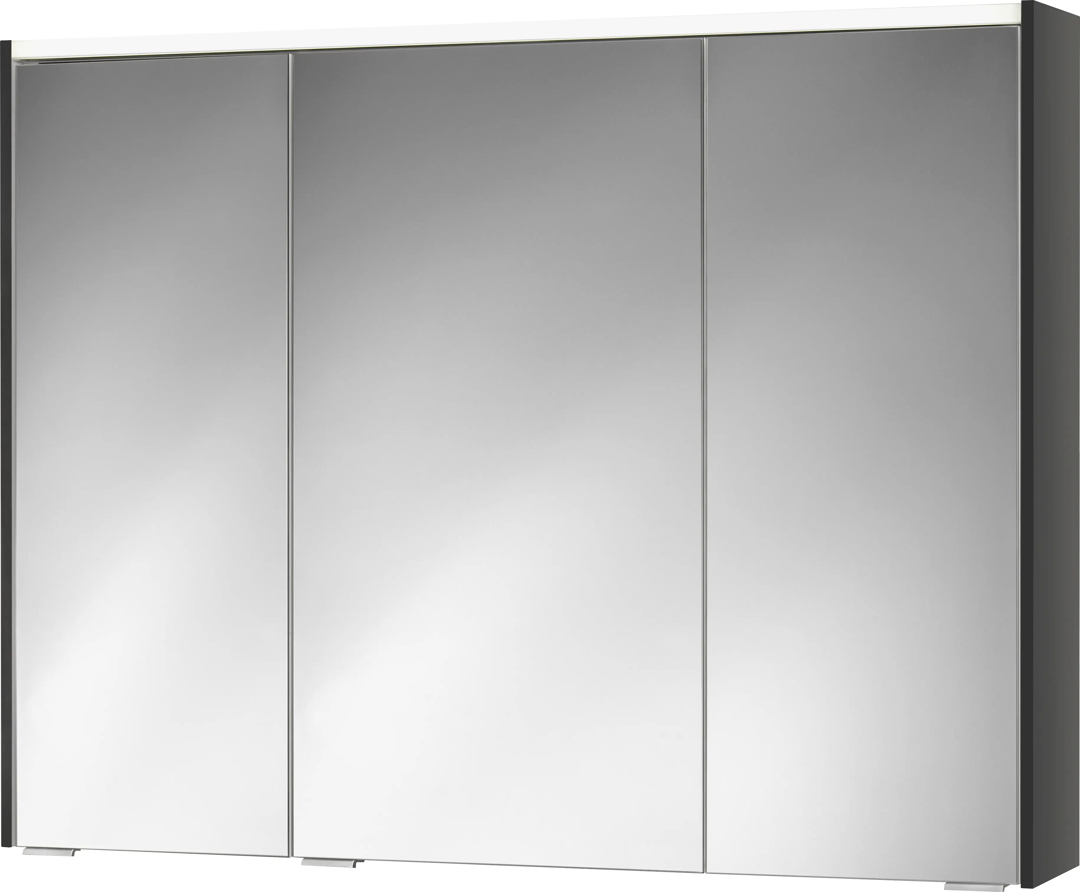 Jockey LED-Spiegelschrank Viola Hortensia anthrazit 100 x 74 cm