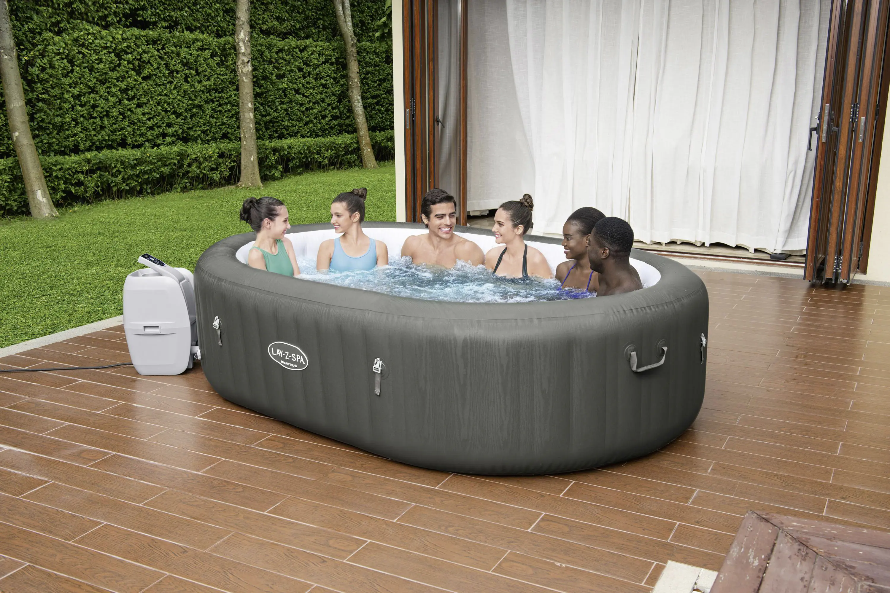 Bestway Whirlpool LAY-Z-SPA Mauritius AirJet oval 270 x 180 x71 cm
