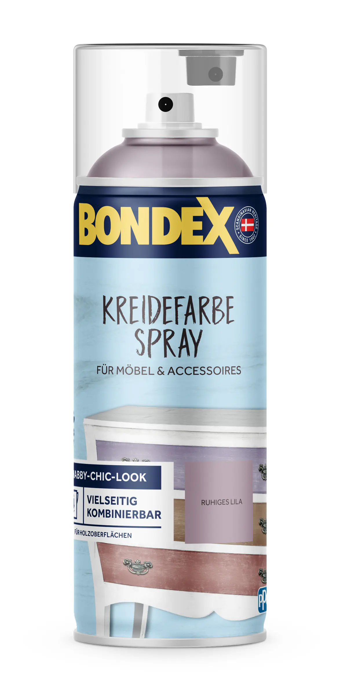Bondex Kreidefarbe Spray 400 ml ruhiges lila