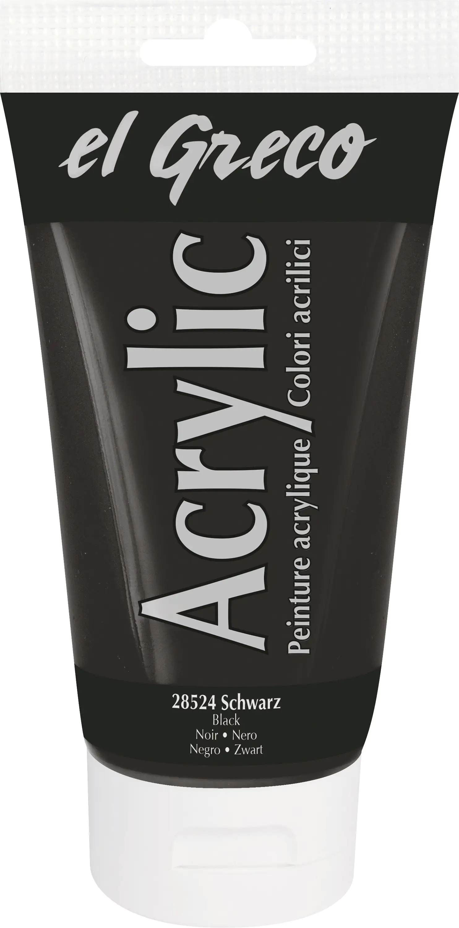 Kreul el Greco Acrylic Tube schwarz 150 ml