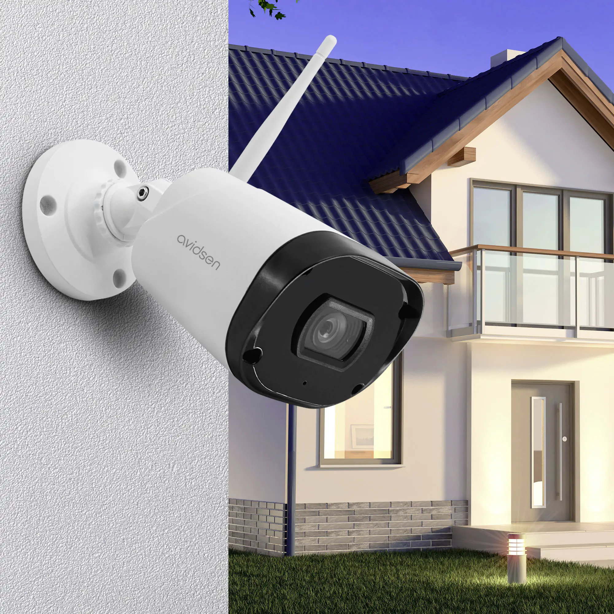 Avidsen WLAN IP Kamera Außenkamera, 1080 P