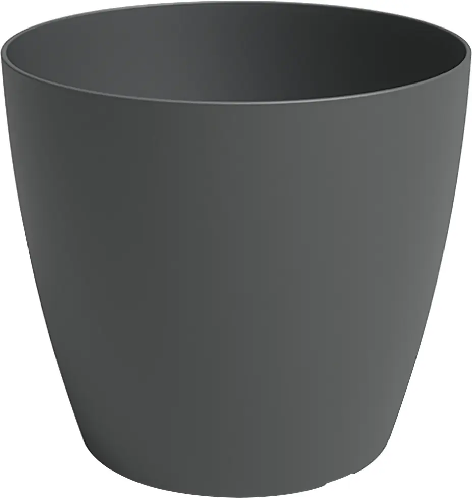 Artevasi Pflanztopf San Remo Kunststoff anthrazit matt Ø 14 x 13 cm