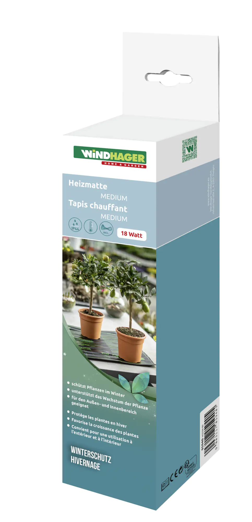 Windhager Heizmatte 18 Watt 38 x 24 cm