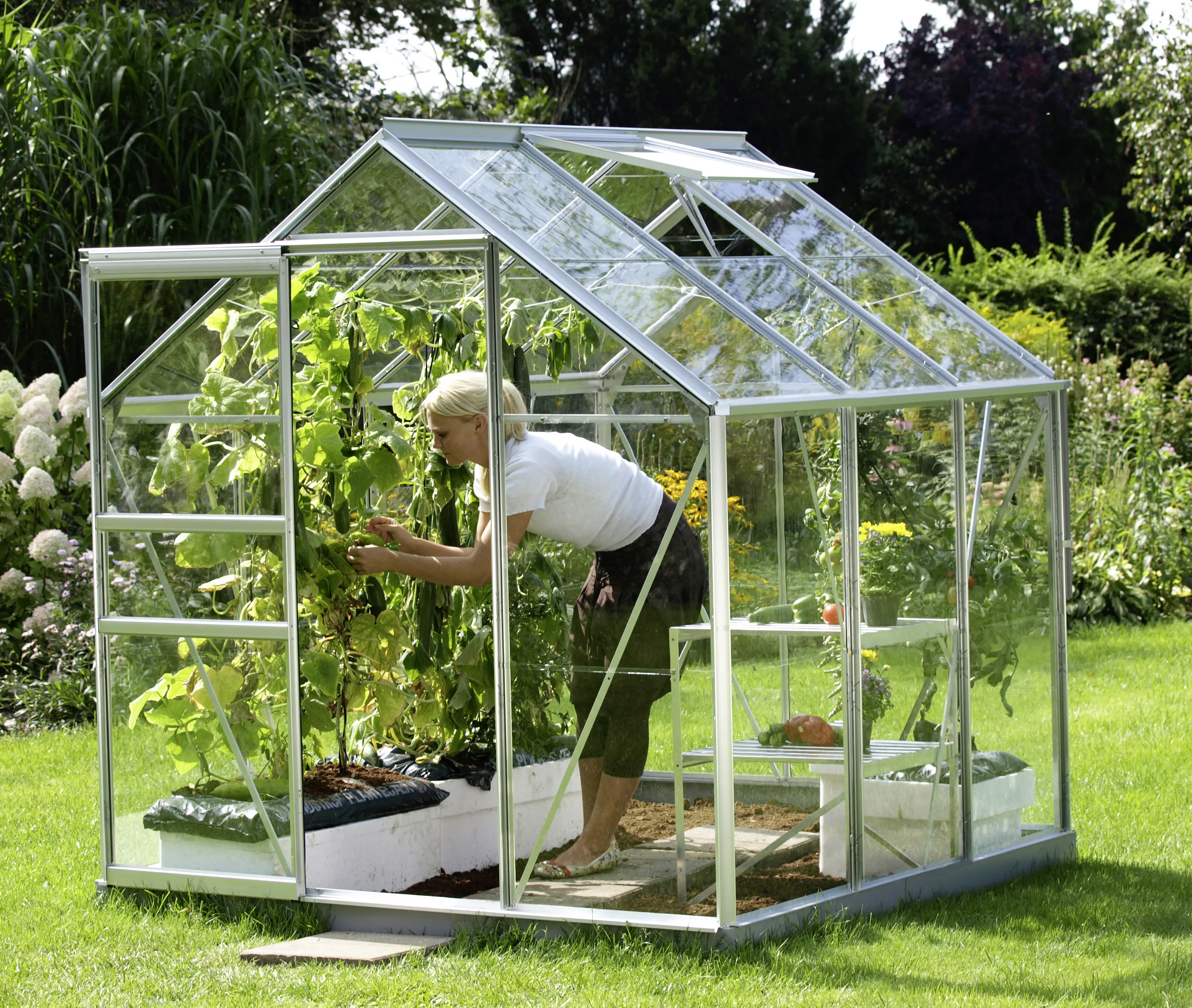 Vitavia Gewächshaus Venus 3800 192 x 192 cm 3 mm ESG