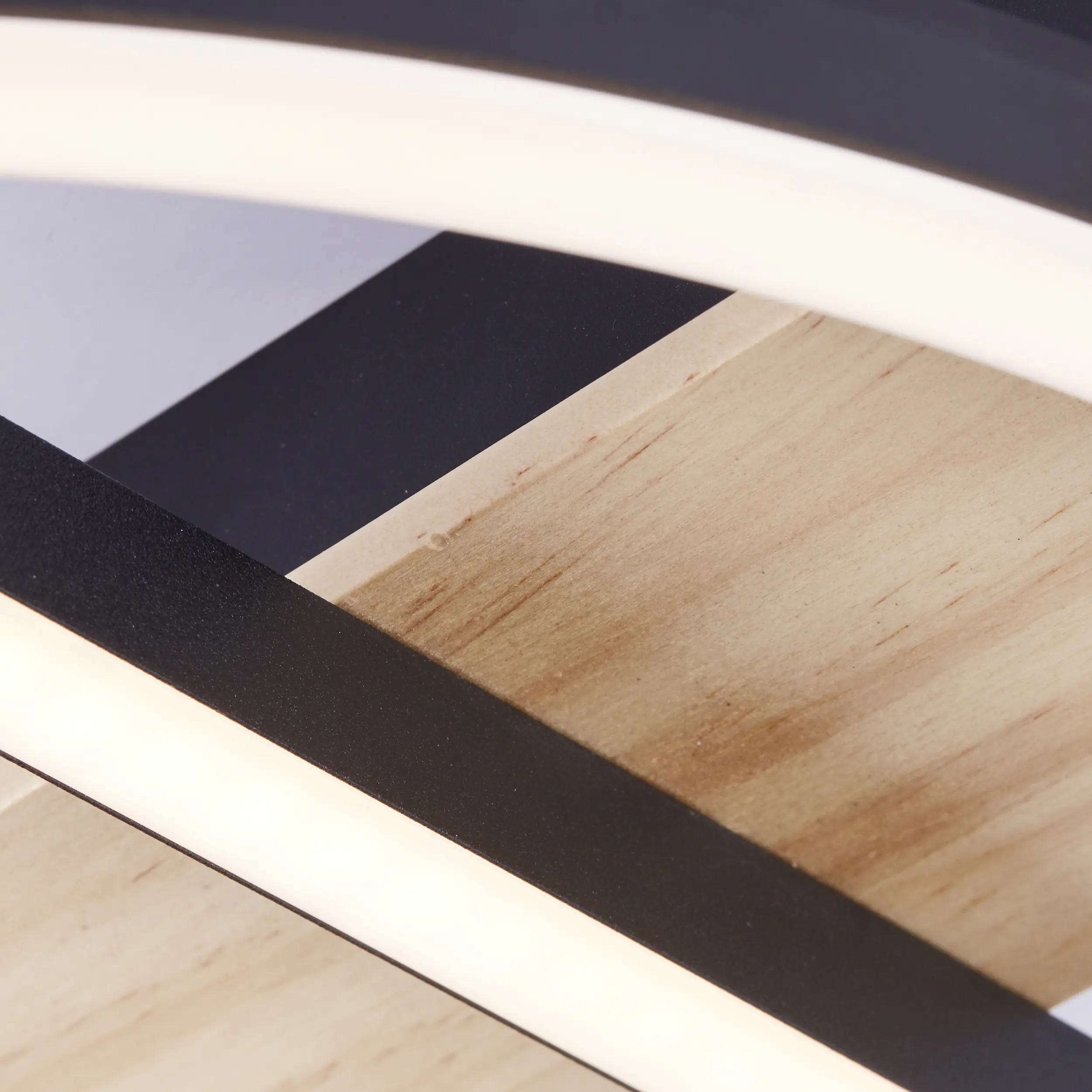 Brilliant Leuchten LED Deckenleuchte Maureen 24W, warmweiß, holz