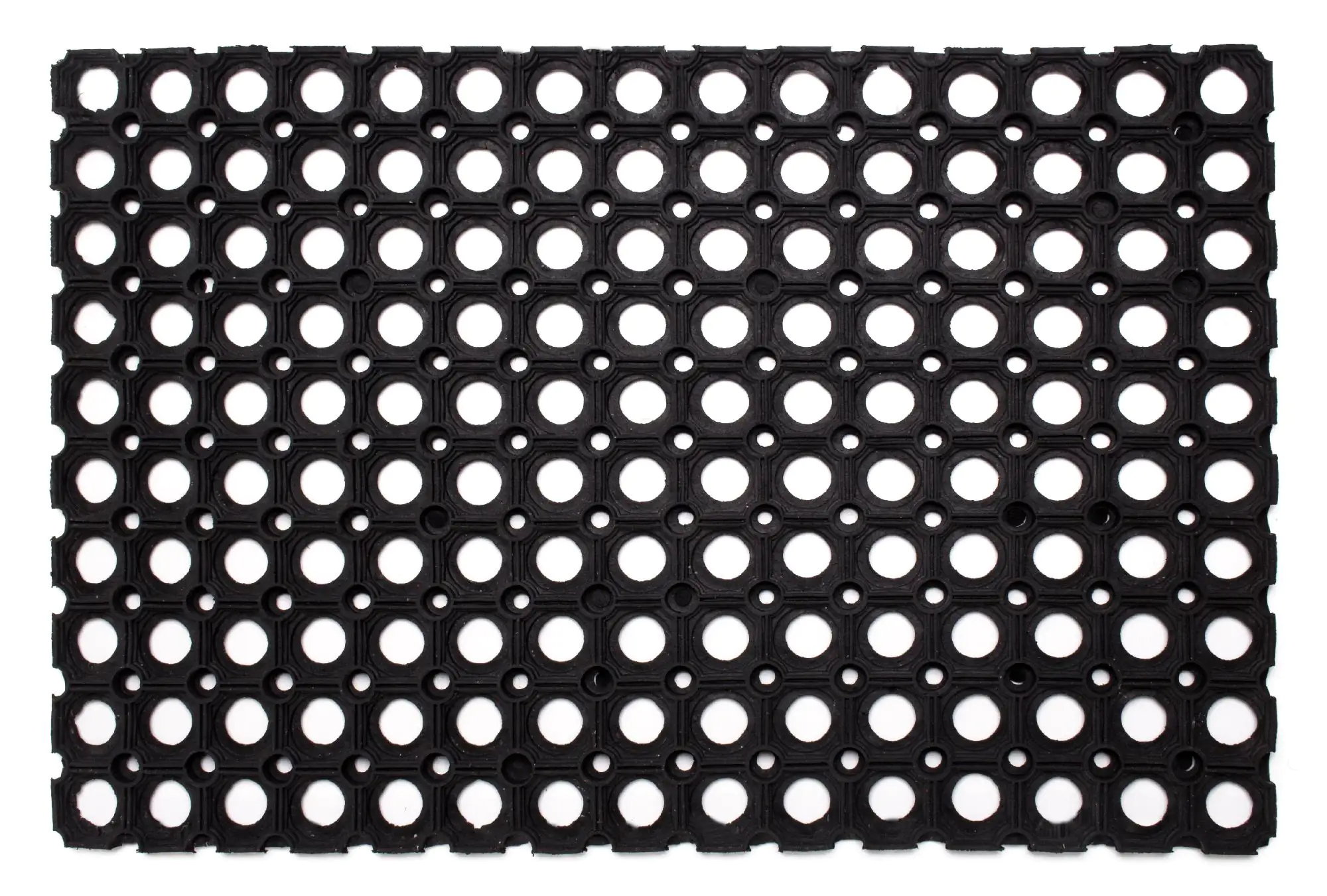 Ringgummimatte  schwarz, 40 x 60 cm