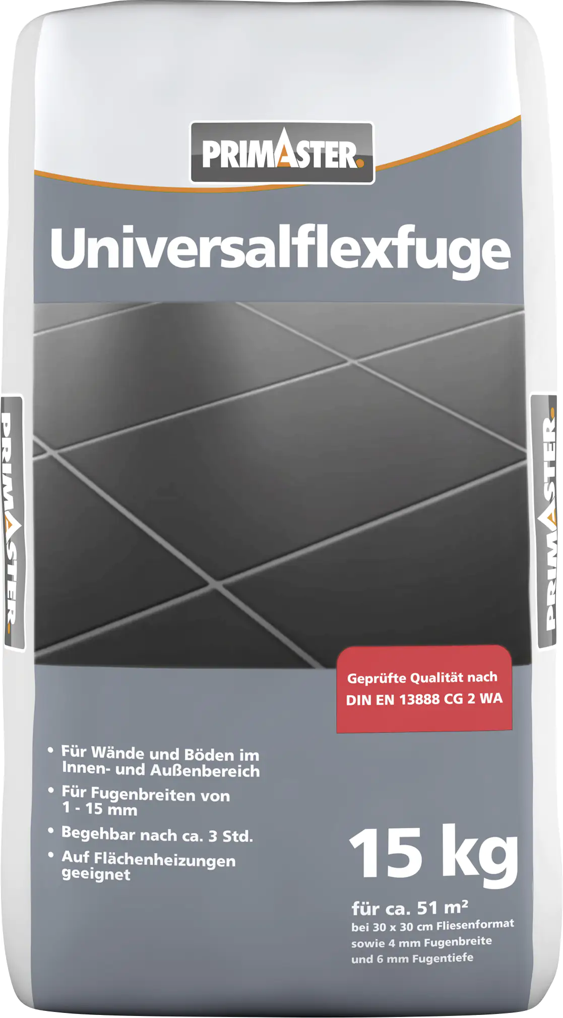 Primaster Universalflexfuge 1 - 15 mm manhattan 15 kg