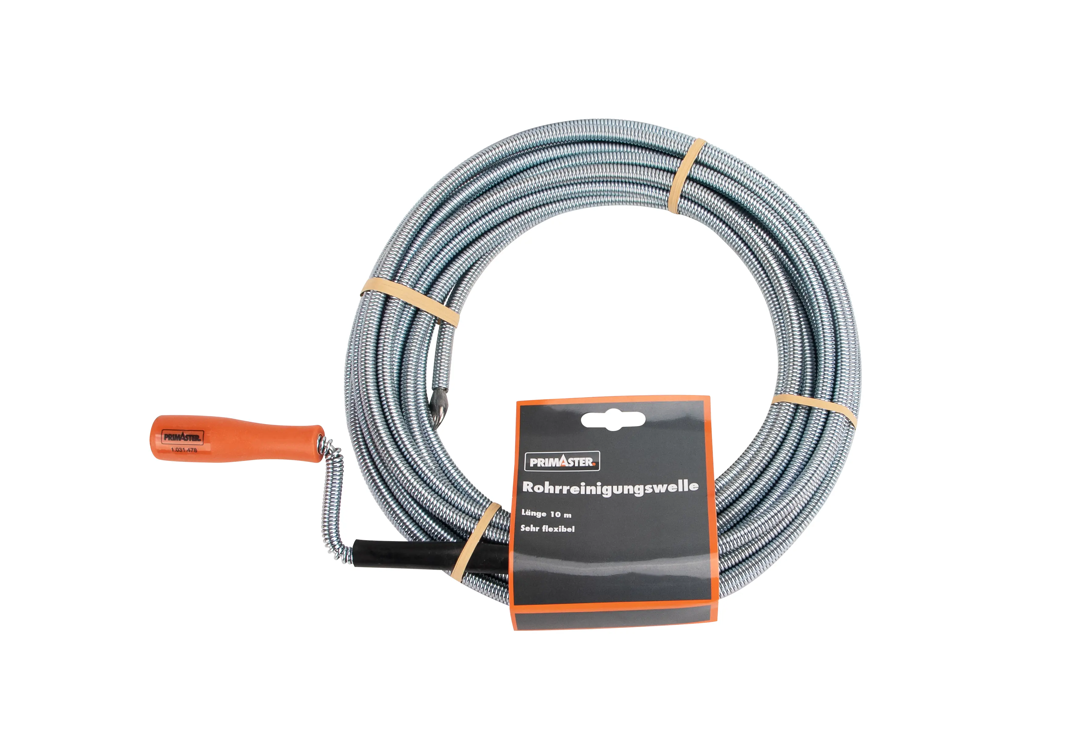 Primaster Rohrreinigungswelle 10 m mit Kurbel