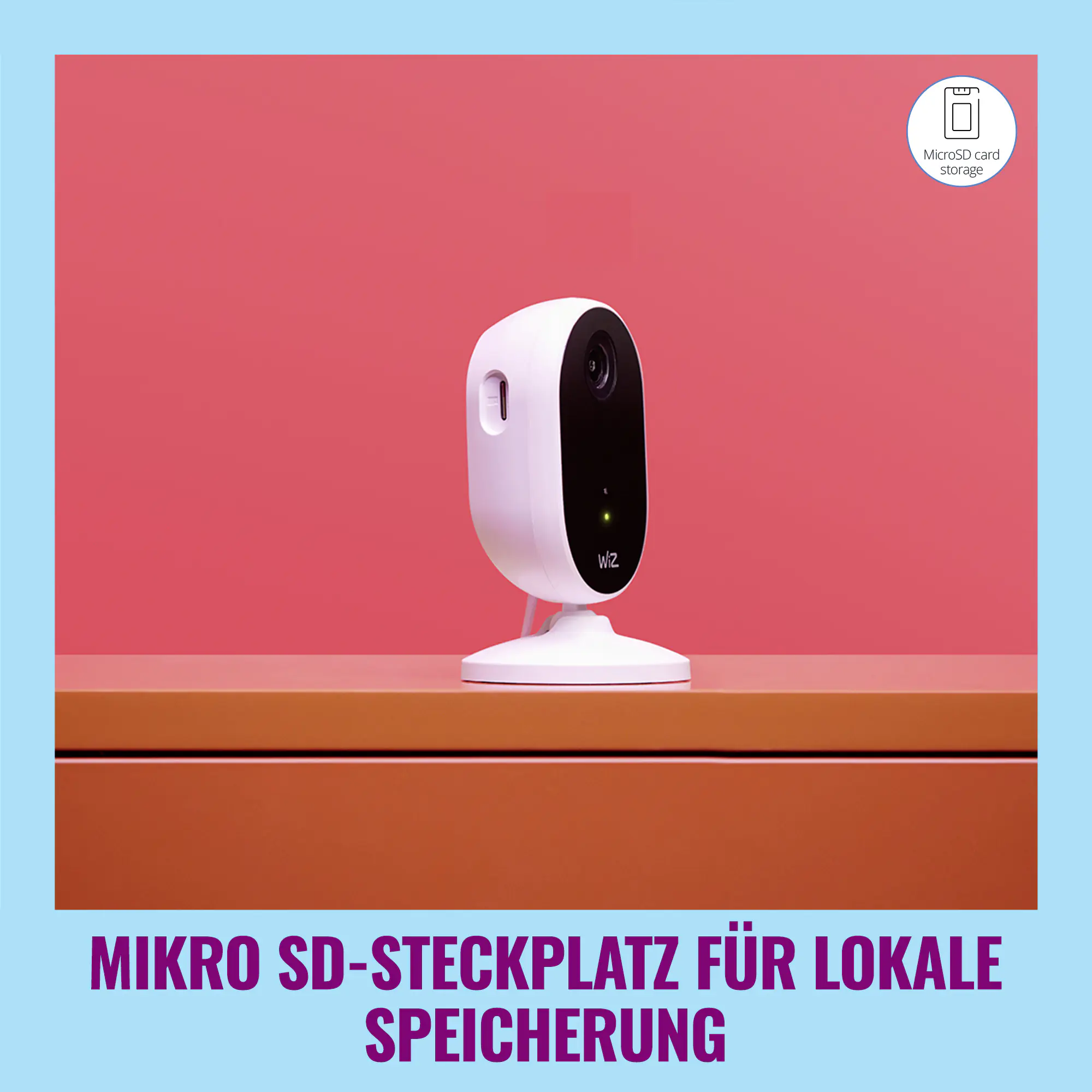 WiZ Sichheits-Kamera für Innen Wifi 1080 P