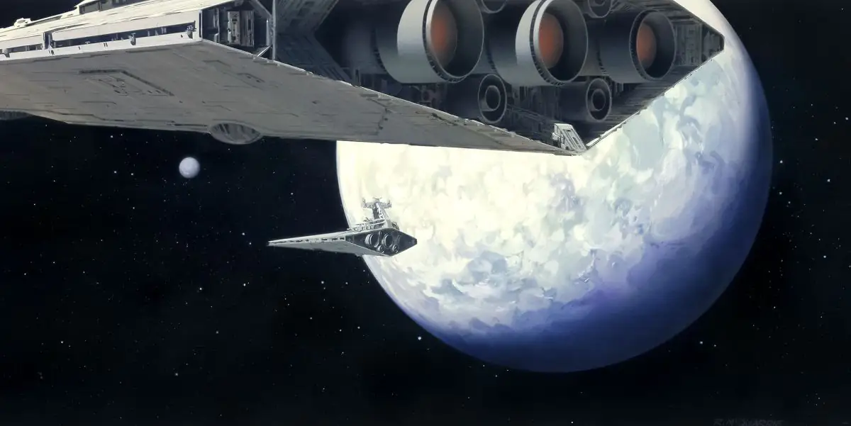 Komar Vlies Fototapete Star Wars Classic Star Destroyer 500 x 250 cm 