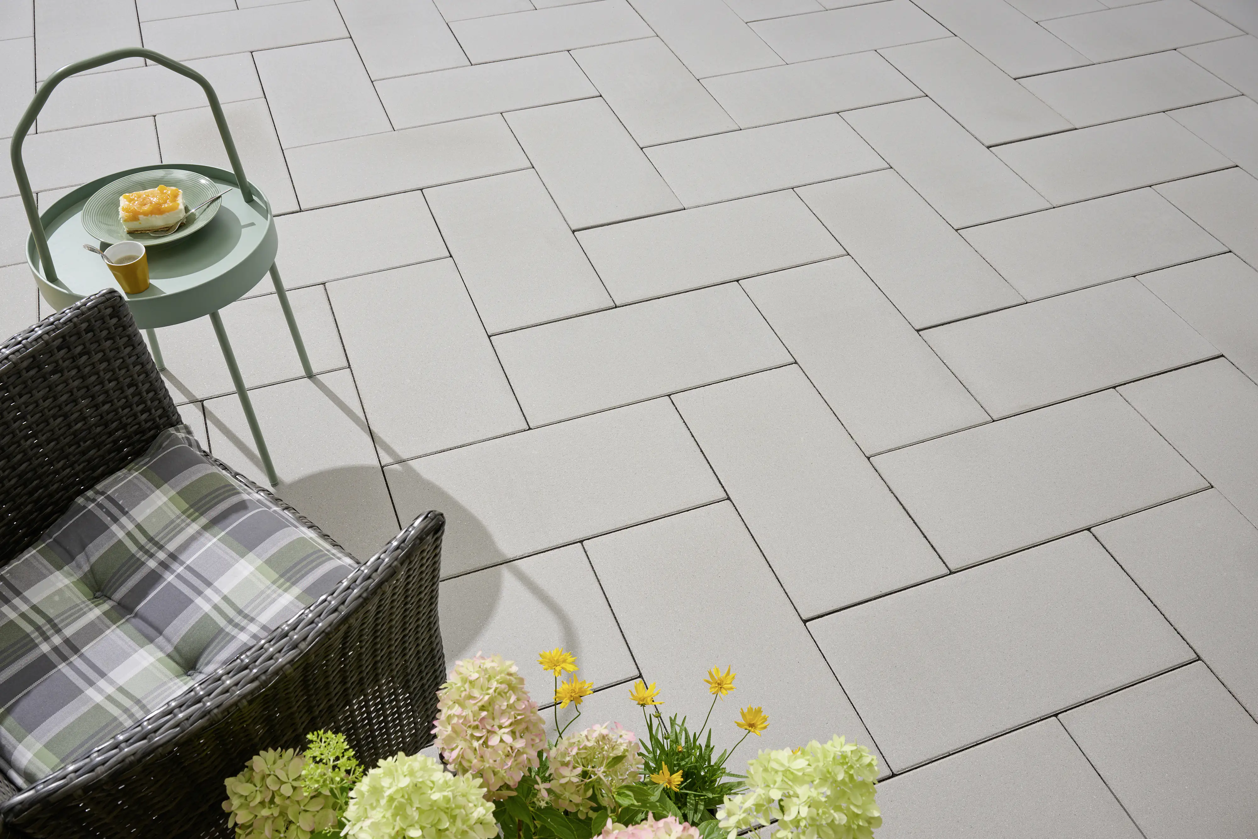 KANN Platte Vero 60 x 30 x 5 cm silbergrau