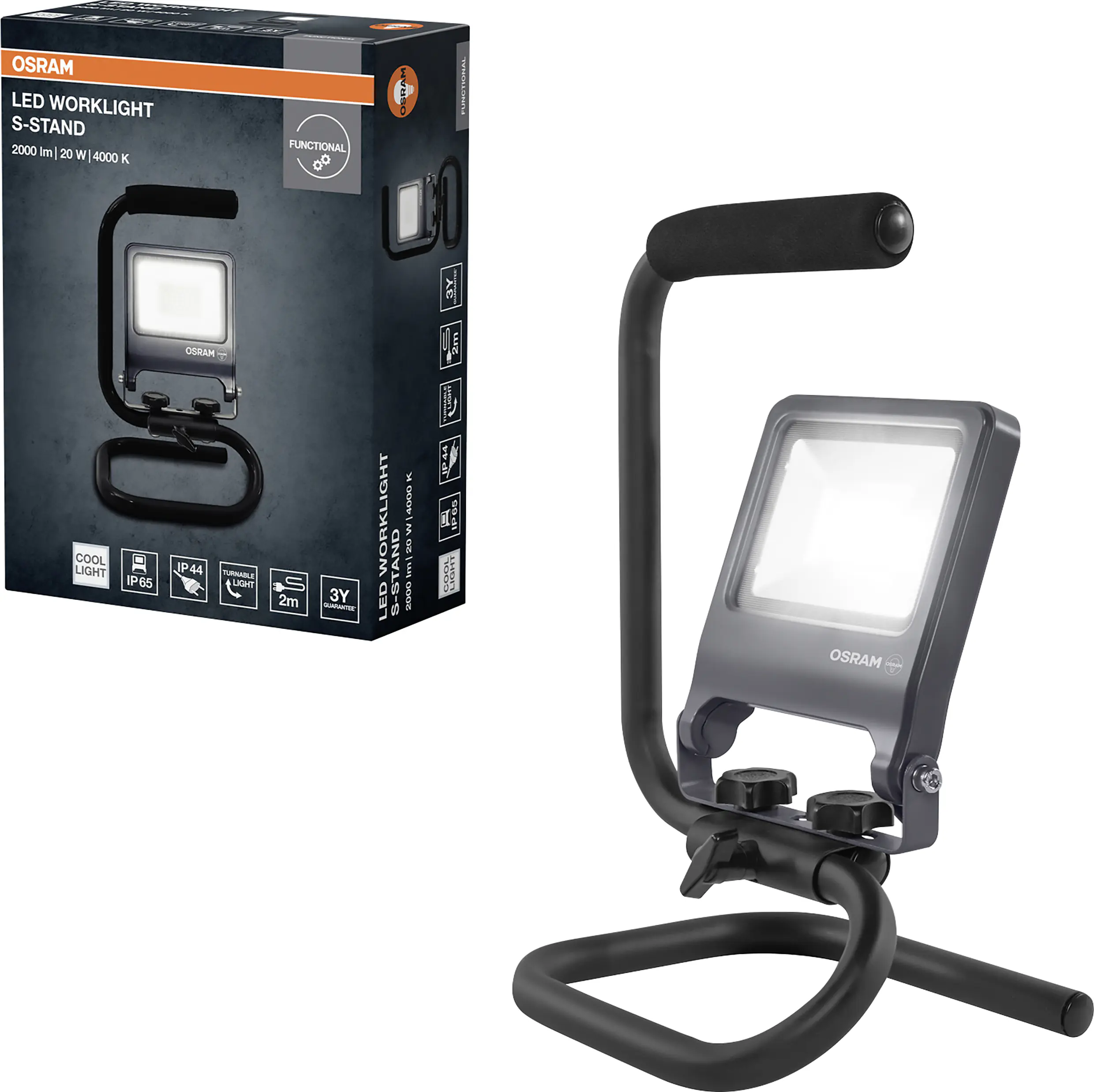 Osram LED Arbeitsleuchte Worklight S-Stand 20 W neutralweiß 