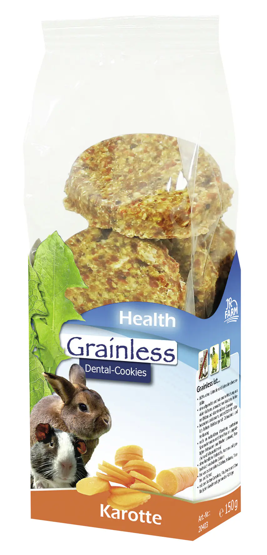 JR Farm Nagersnack Dental-Cookies 150 g Karotte