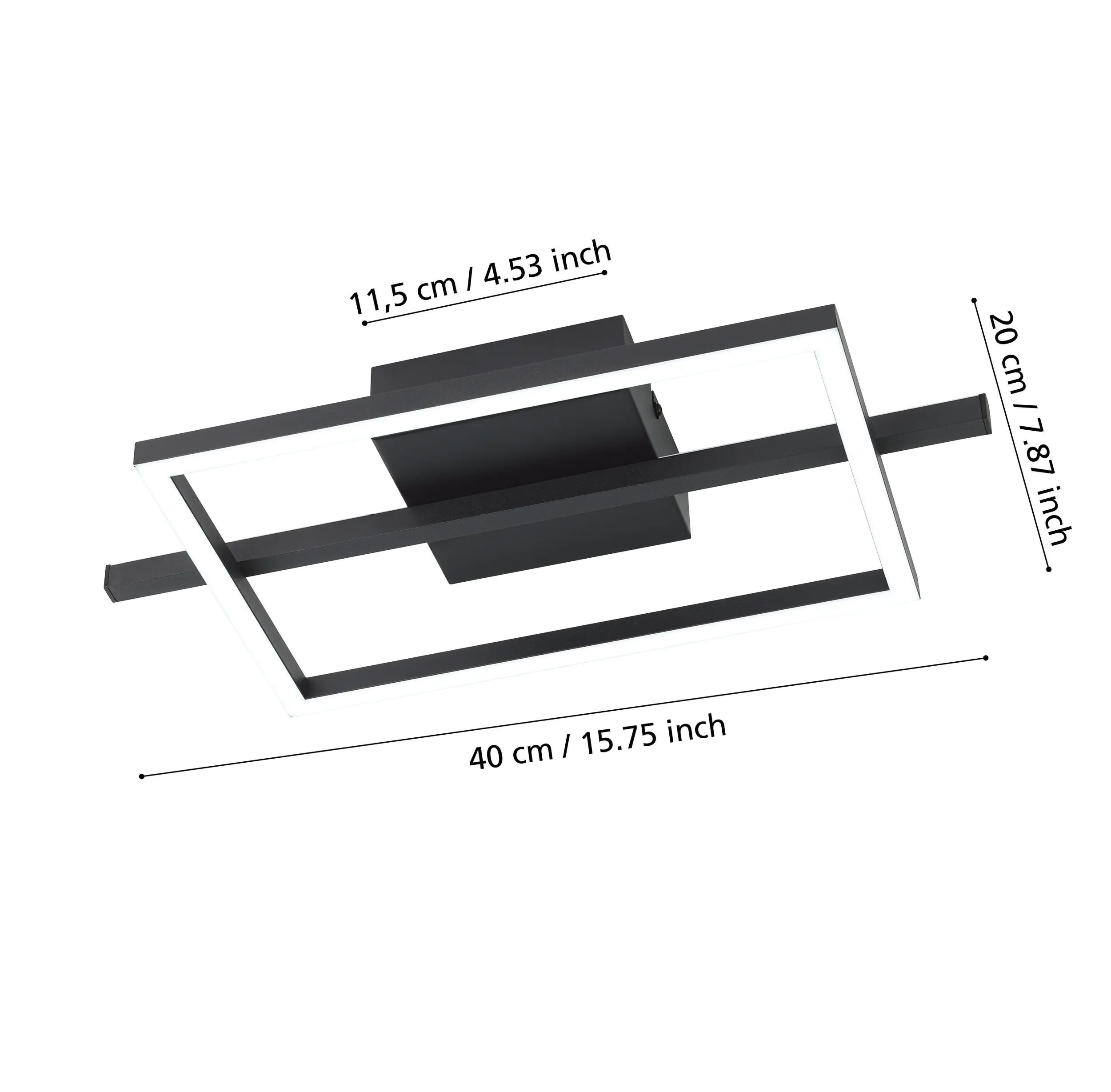 Eglo LED Deckenleuchte Amandolo 17W, 1900 lm, 2700-6500K, CCT