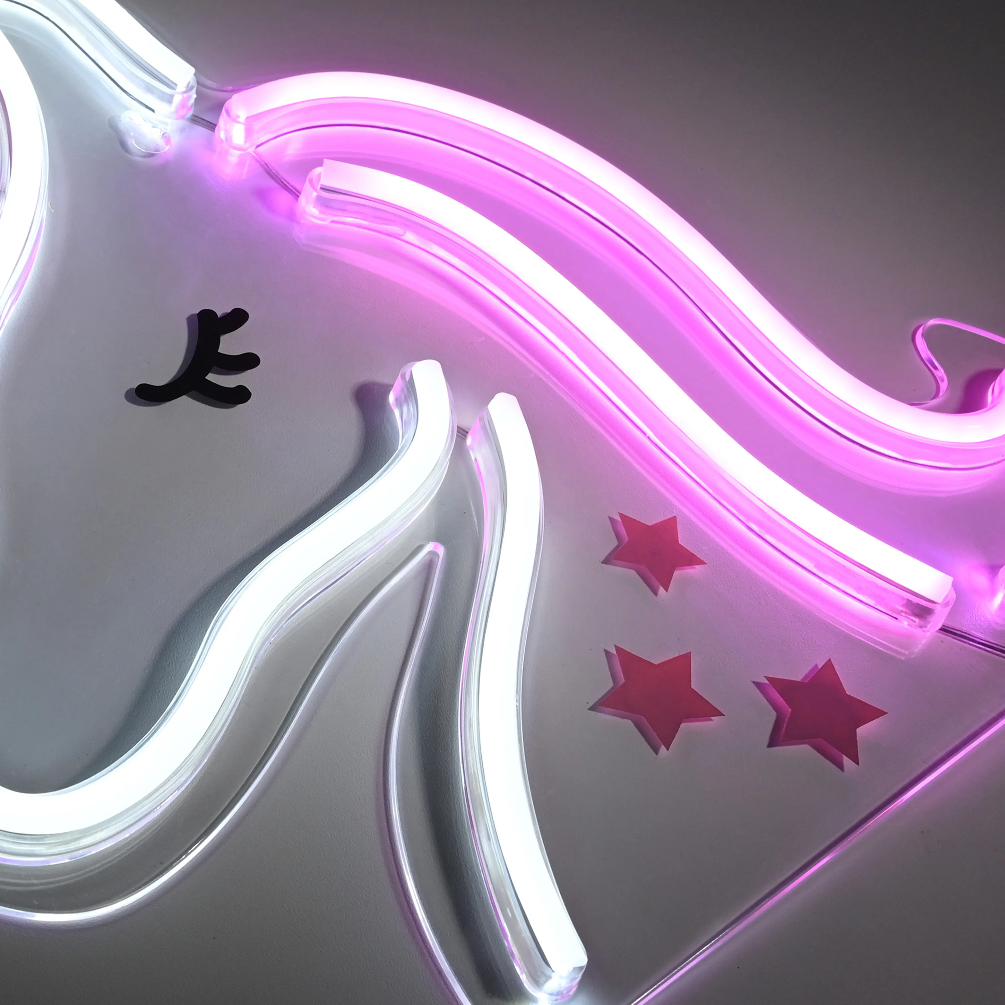 Just light LED Dekoleuchte Unicorn 33 x 1,5 x 33 cm