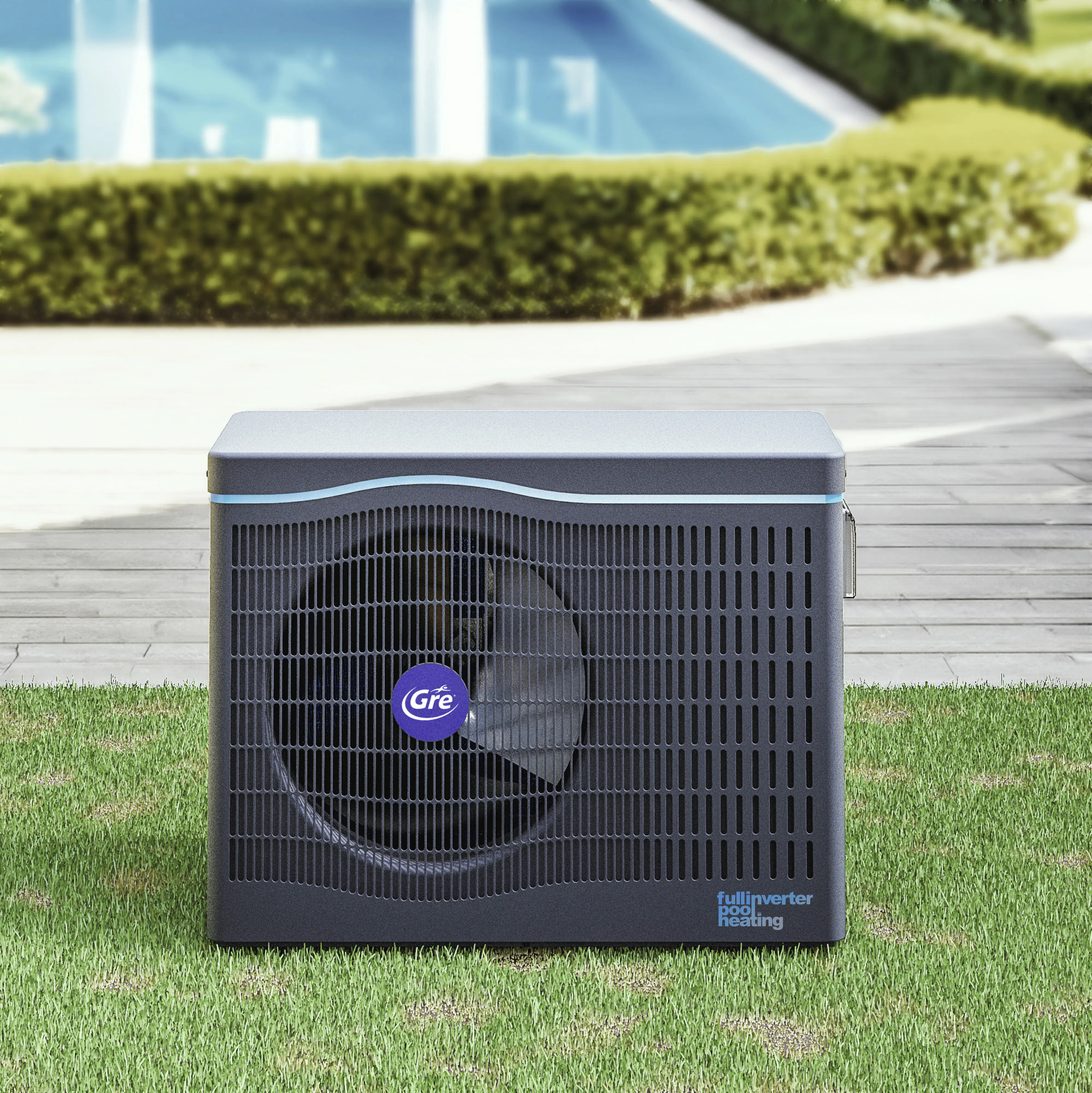 Gre Pool-Wärmepumpe Full Inverter mit WLAN für Pools bis 45 m³