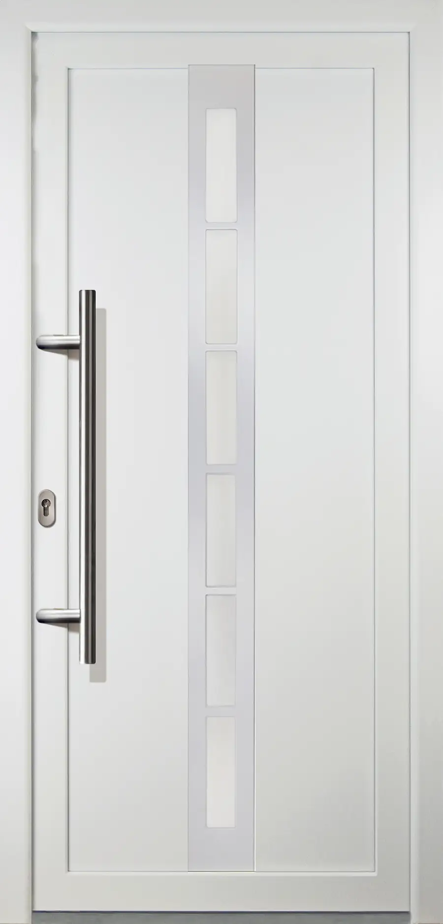 Meeth Haustür Signum PVC Exclusiv PVC Modell 38 88 x 200 cm DIN links weiß