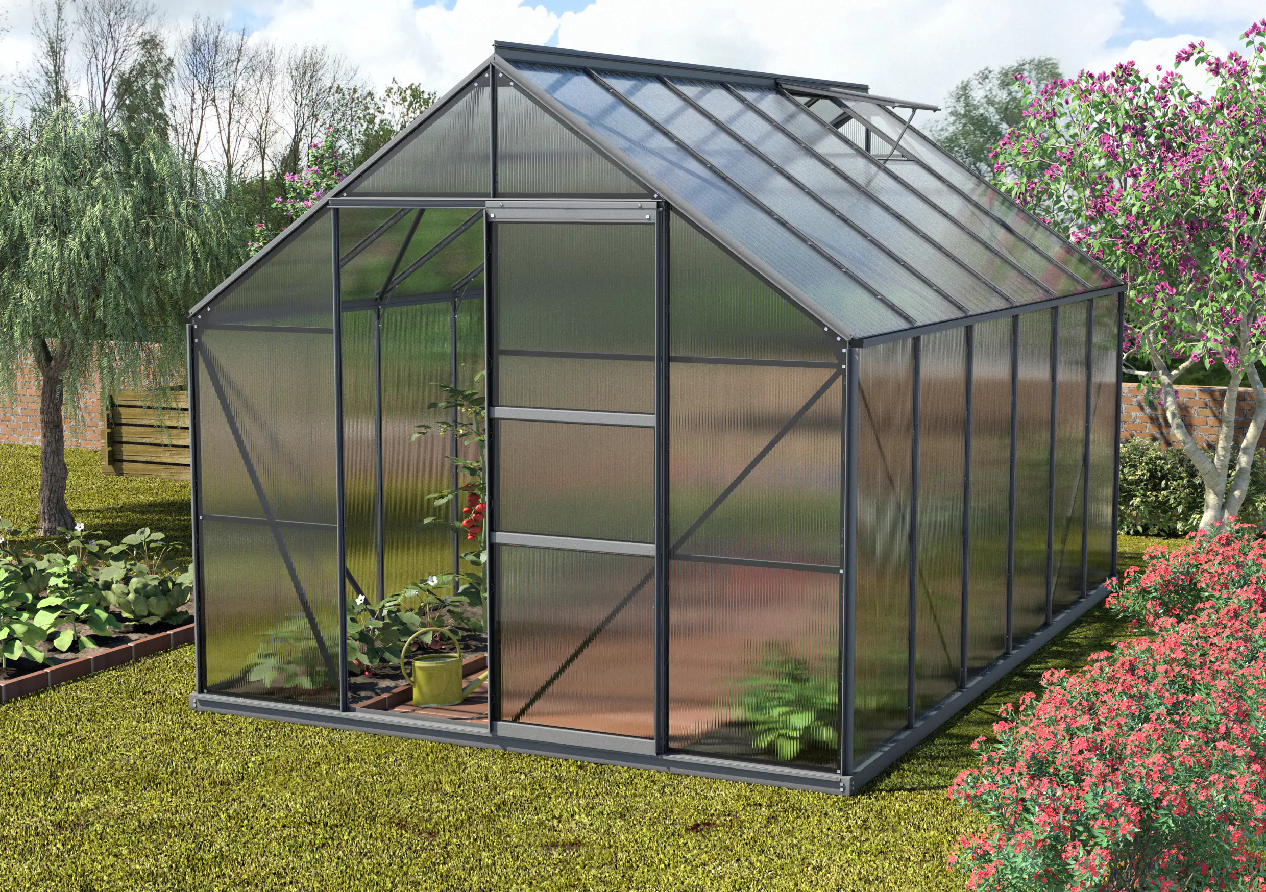 Vitavia Gewächshaus Merkur 9900 254 x 379 cm 4 mm HPK
