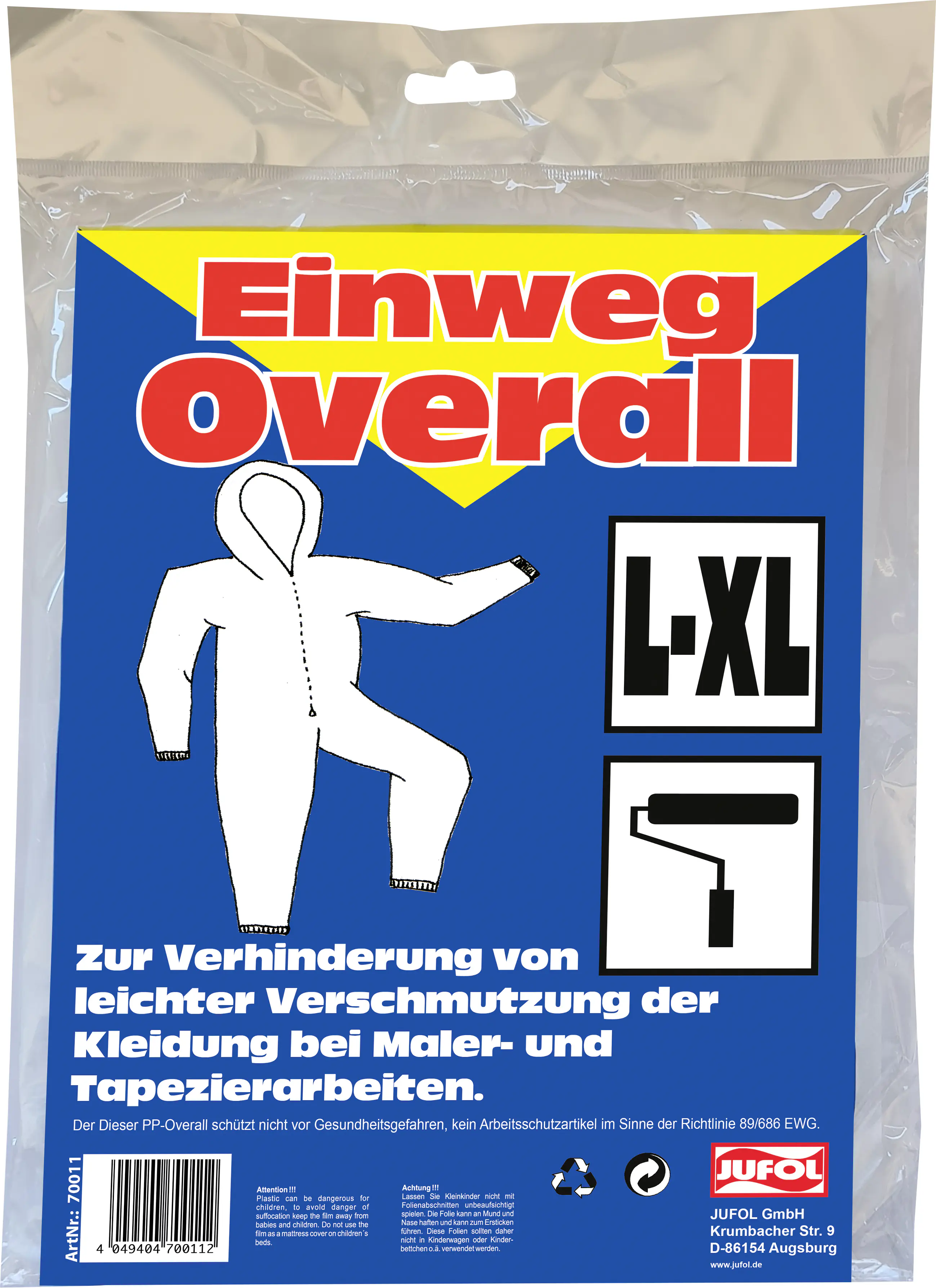 Jufol Multi Overall Größe L bis XL