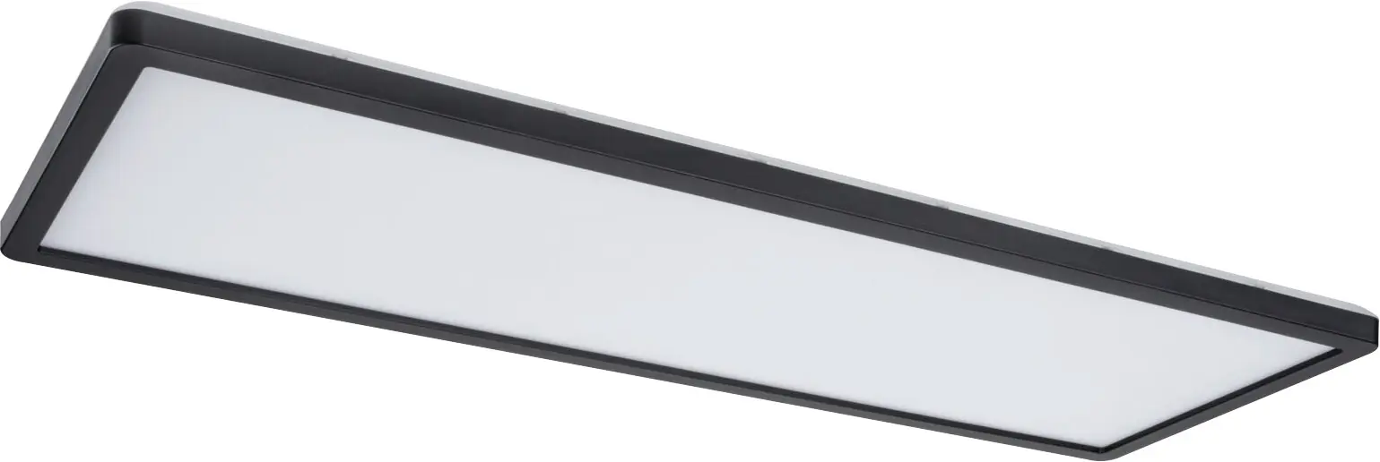 Paulmann LED Panel Atria Shine schwarz 58 x 20 cm warmweiß dimmbar