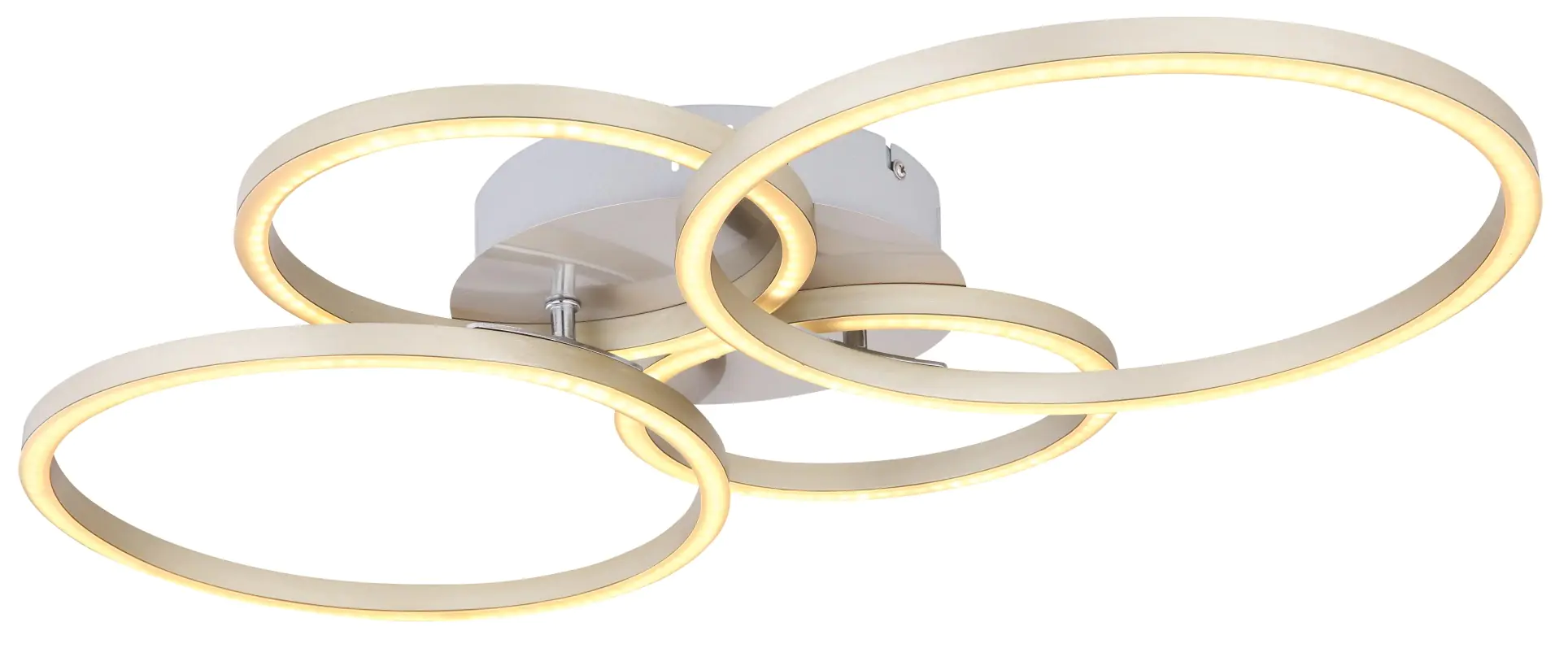 Globo LED Deckenleuchte Kendy 4 Ringe