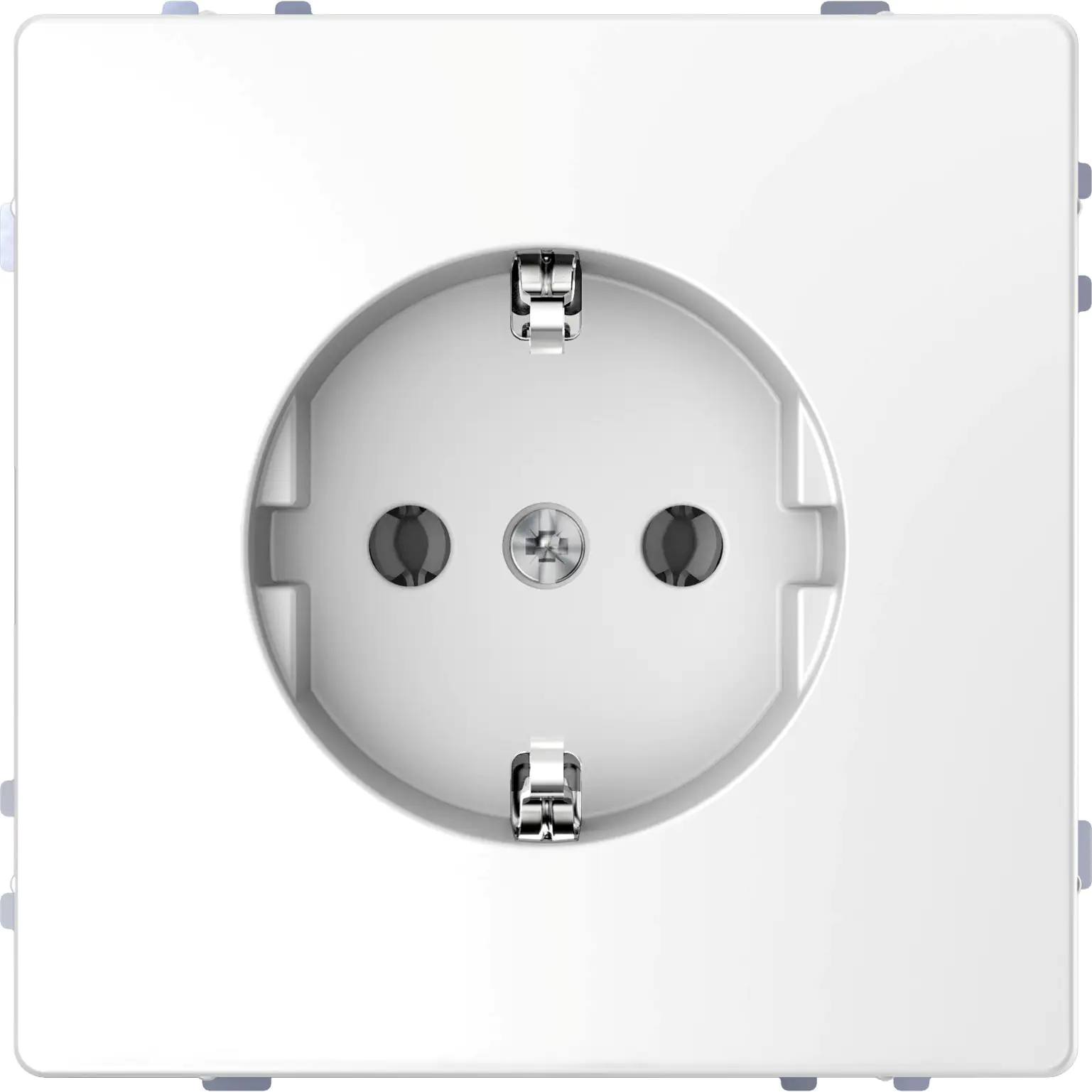 Merten Schutzkontakt-Steckdose System Design, Lotosweiß, MEG2301-6035