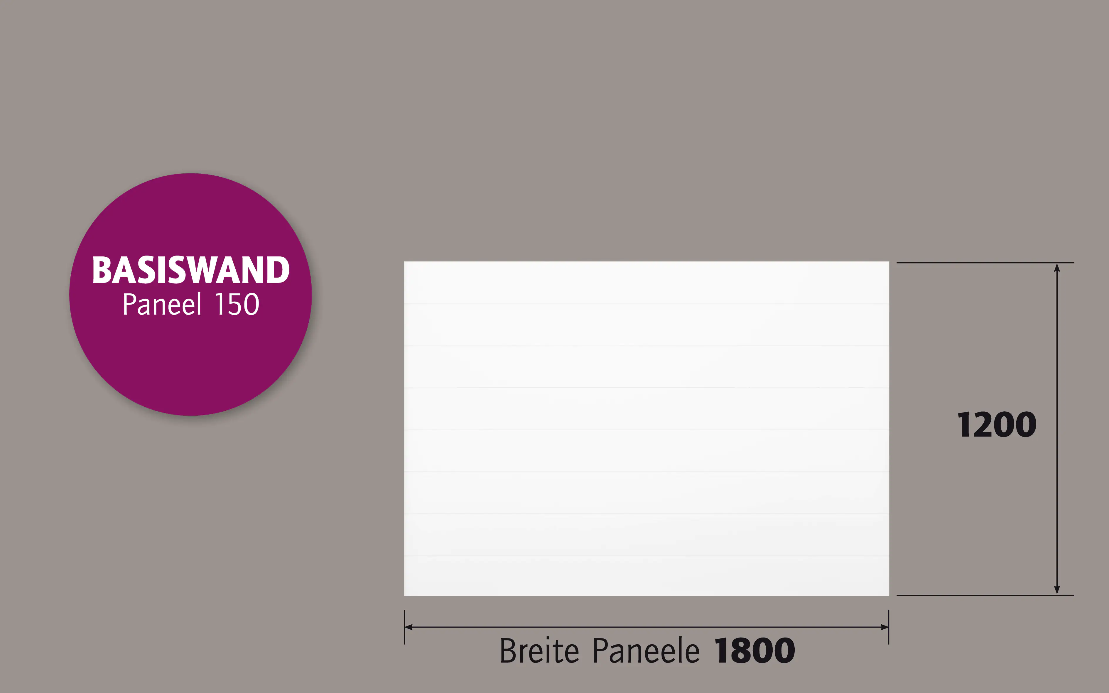 Ambiente Alu-Zaun Paneel 150 B x H: 180 cm x 120 cm, 22 mm stark