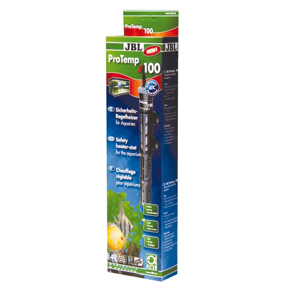JBL Aquarienheizung ProTemp S 100 Sicherheits-Regelheizer mit Schutzkorb