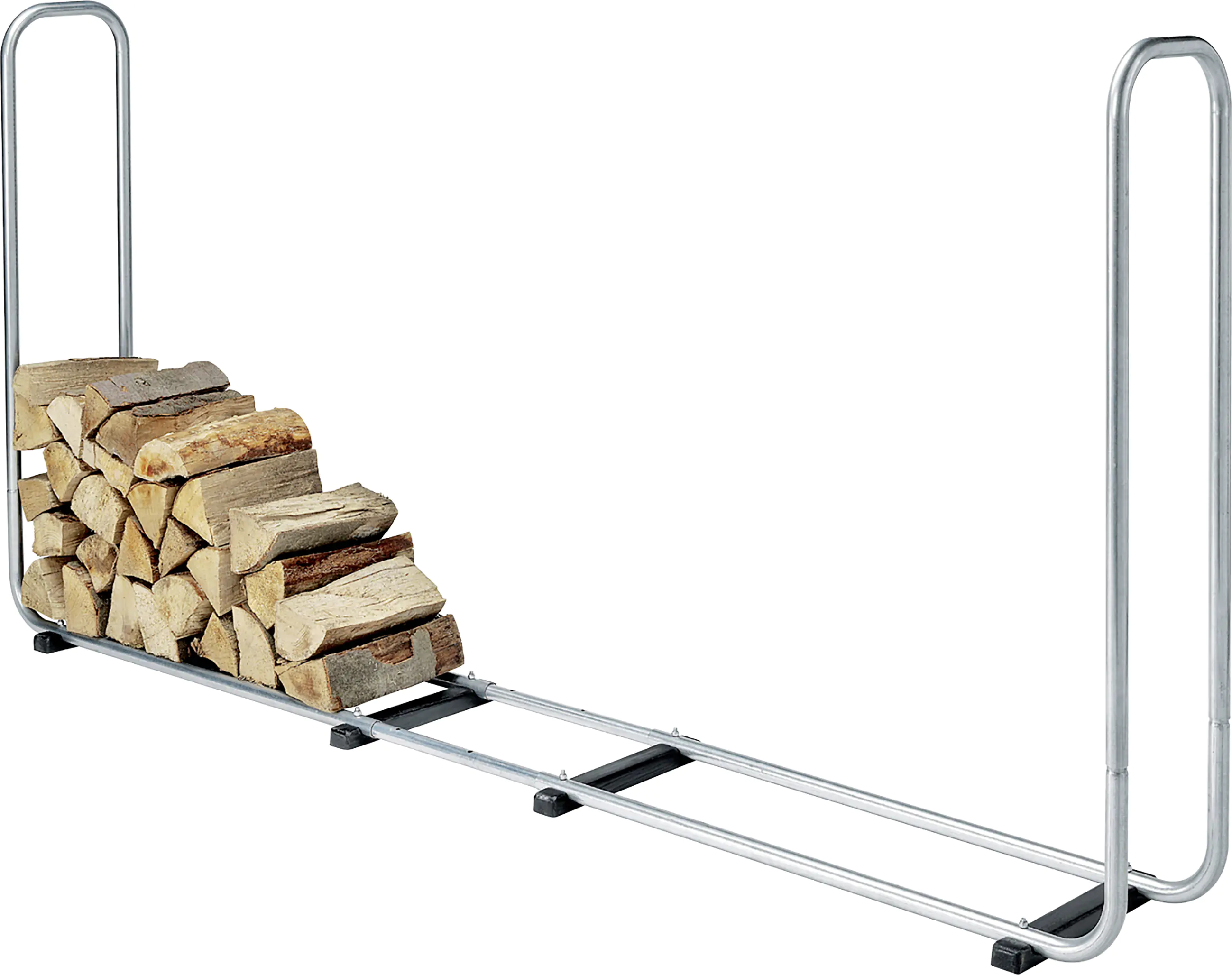Wolfcraft Stapelhilfe für Brennholz 100 x 172 - 234 cm ausziehbar
