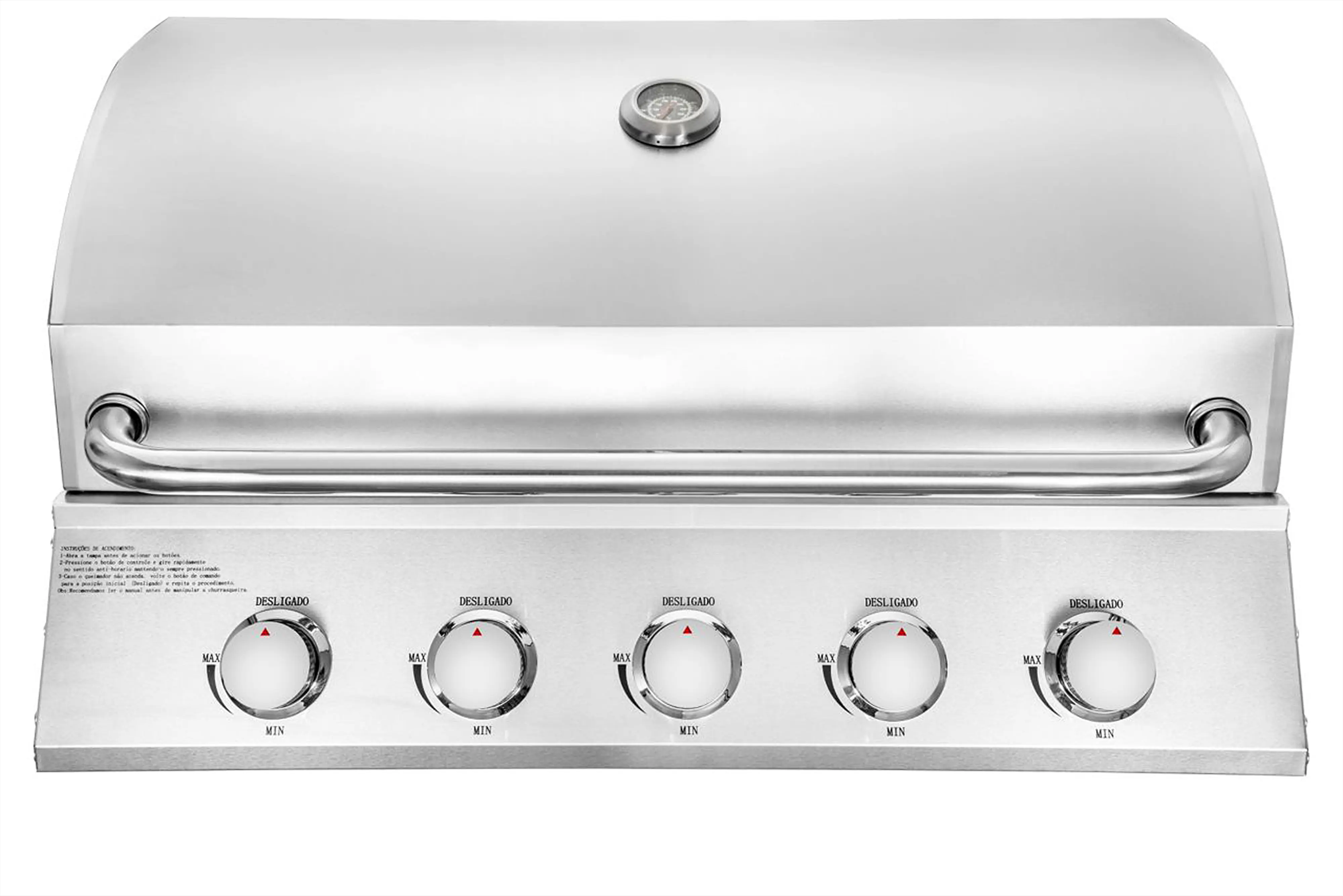 Bellano Living Einbaugrill für Outdoorküchen inkl. 5 Brennern