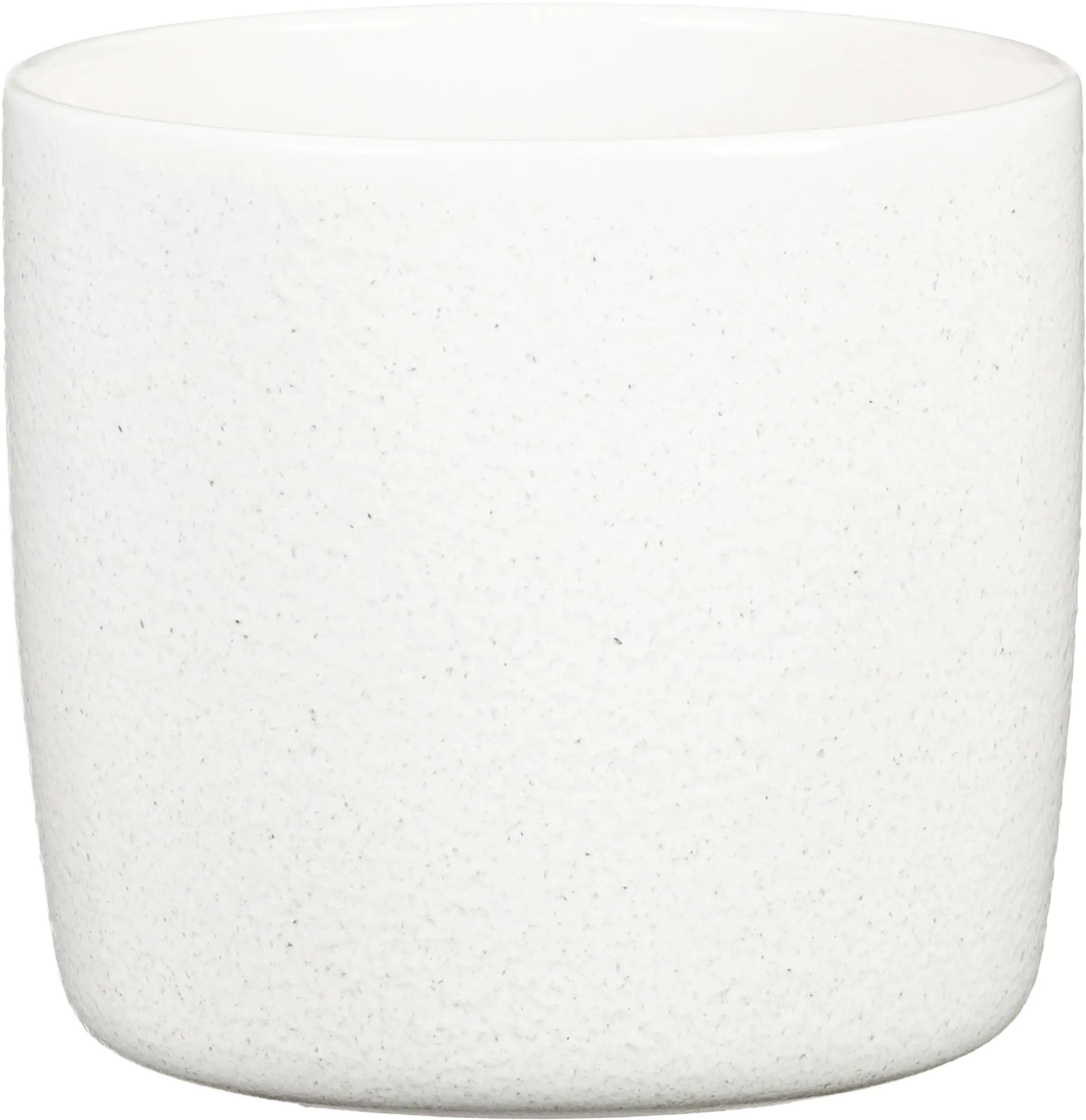 Scheurich Übertopf Solid Ø 24,1 x 21,9 cm perla weiß