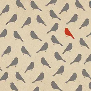 Braun & Company Servietten By Nature Bird Pattern 33 x 33 cm - 25er Pack