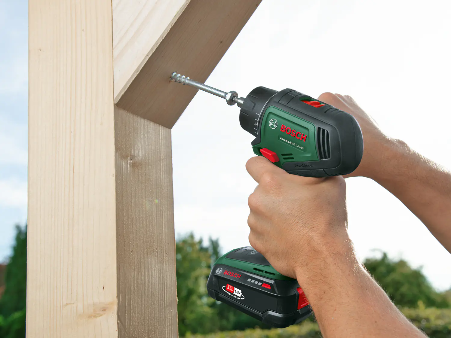 Bosch Akku-Bohrschrauber AdvancedDrill 18V-80 QuickSnap Solo