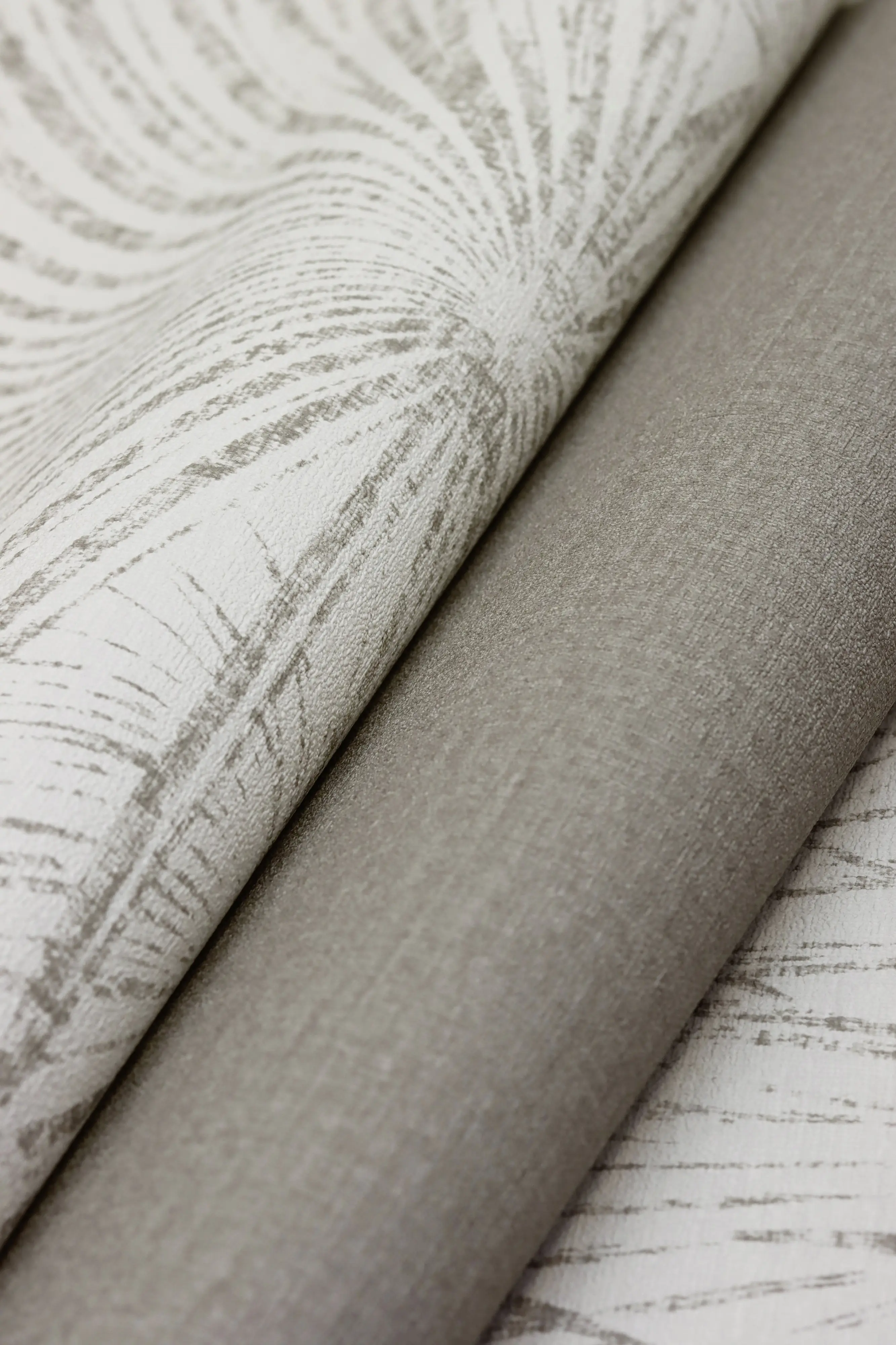 Rasch Vliestapete 555868 Beige-Leinen dunkel Uni 10,05 m x 0,53 m