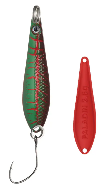 Paladin Angelköder Spoon Medusa 1,9 g UV rot/grün/rot