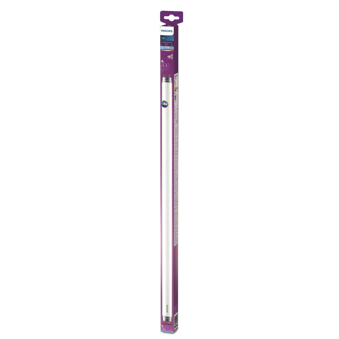 Philips LED-Leuchtmittel Stabform 60 cm G13 8 W kaltweiß