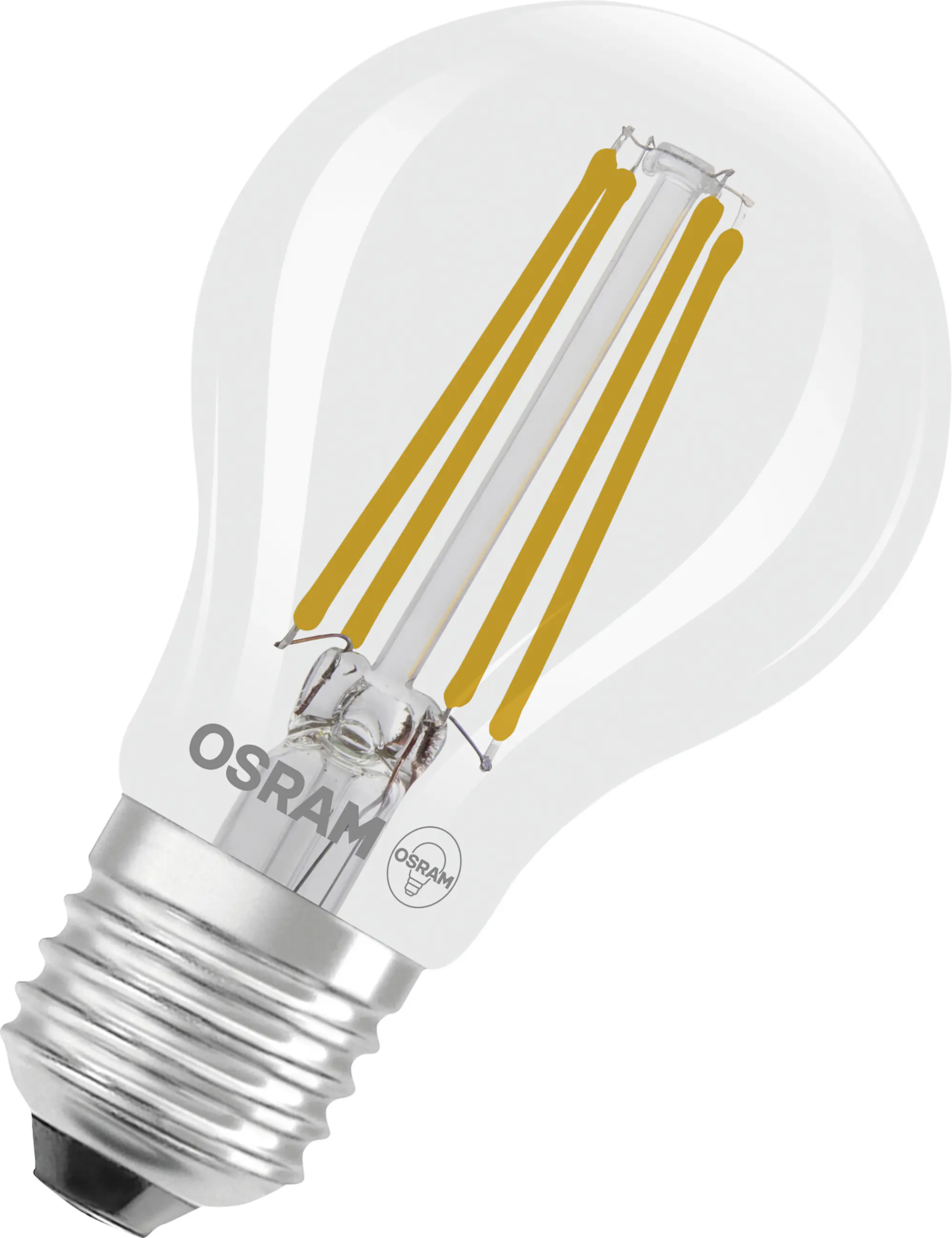 Osram LED Leuchtmittel E27 3er Pack Classic 3,8W klar warmweiß