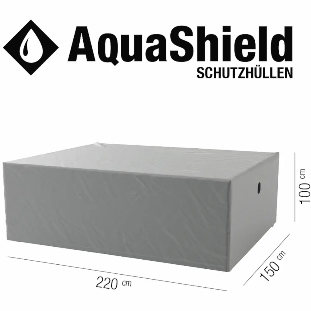Siena Garden Schutzhülle Sitzgruppe AquaShield 220 x 150 cm hellgrau 
