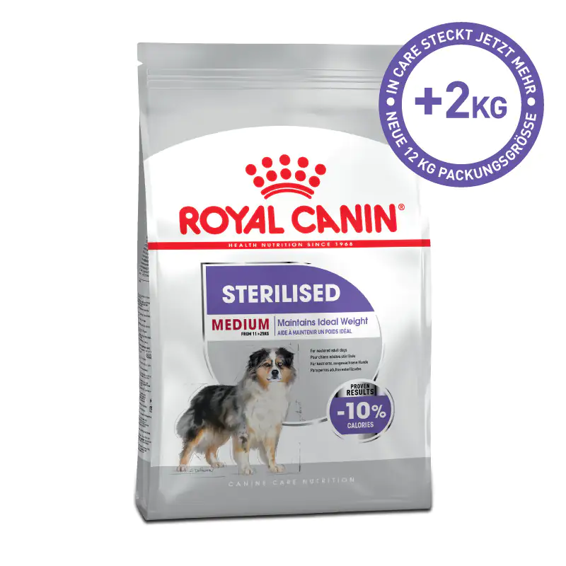 Royal Canin Sterilised Hundetrockenfutter Adult Medium 12 kg Geflügel 