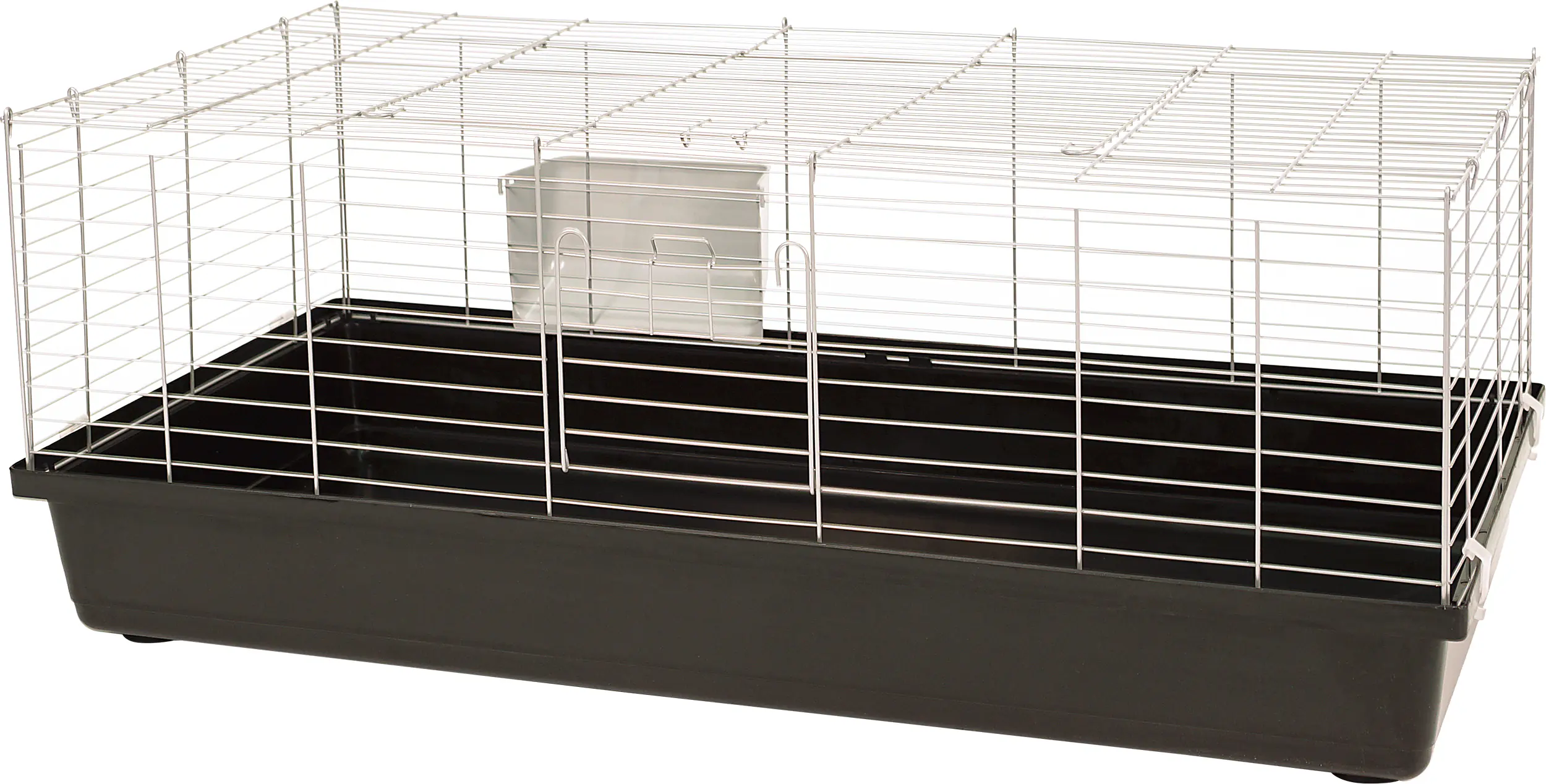 Ollesch Kleintierkäfig Rabbit 120 cm 120 x 59 x 50, silber/schwarz