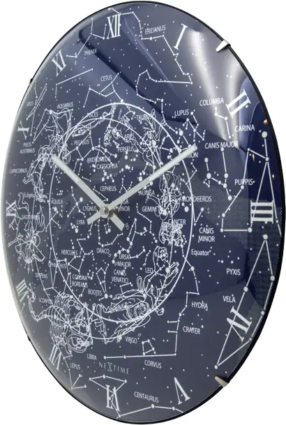 Nextime Wanduhr Milky Way Dome Ø 35 cm