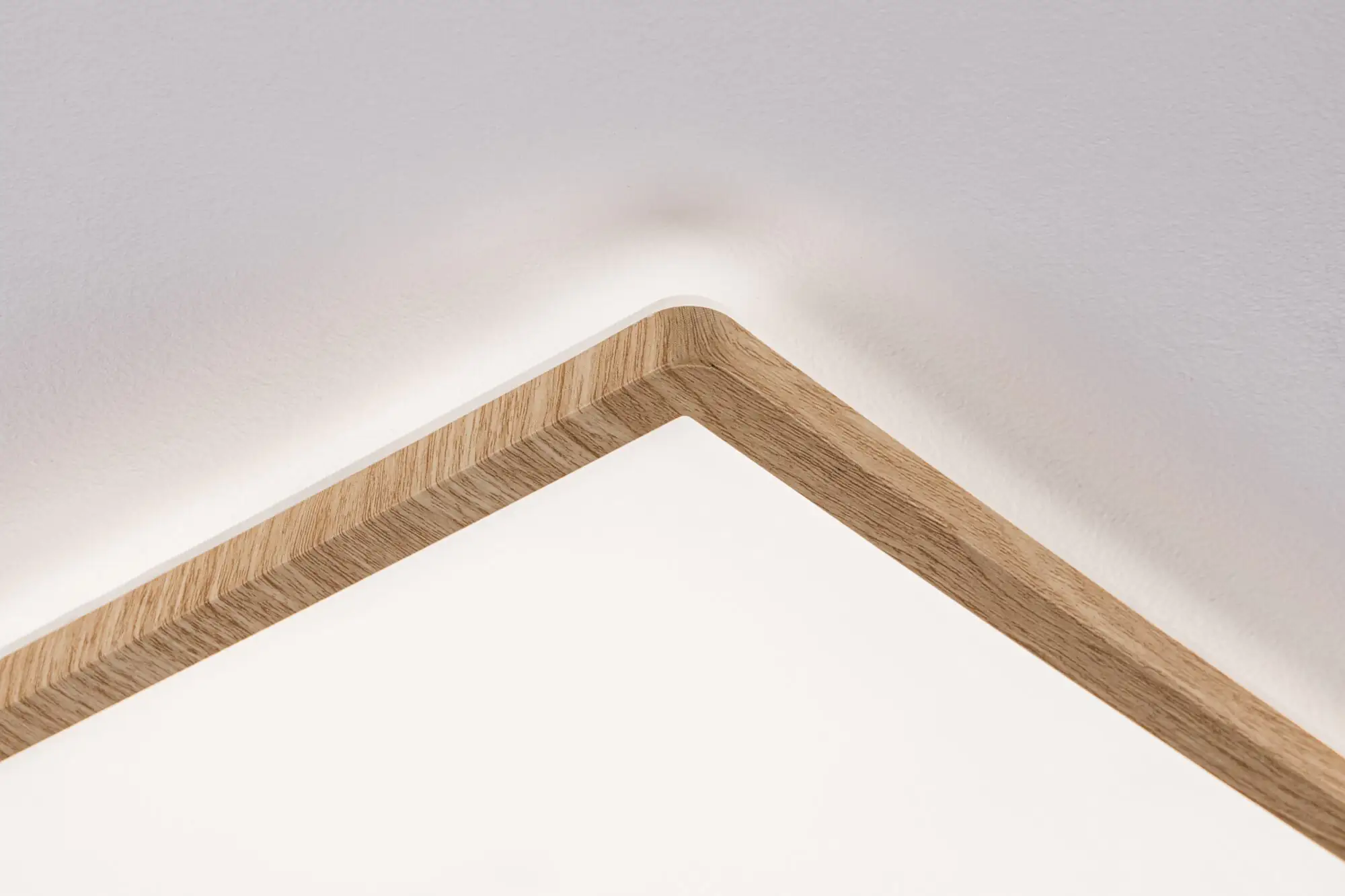 Paulmann LED Deckenleuchte Atria Shine Backlight Holzoptik eckig 29,3 x 29,3 cm