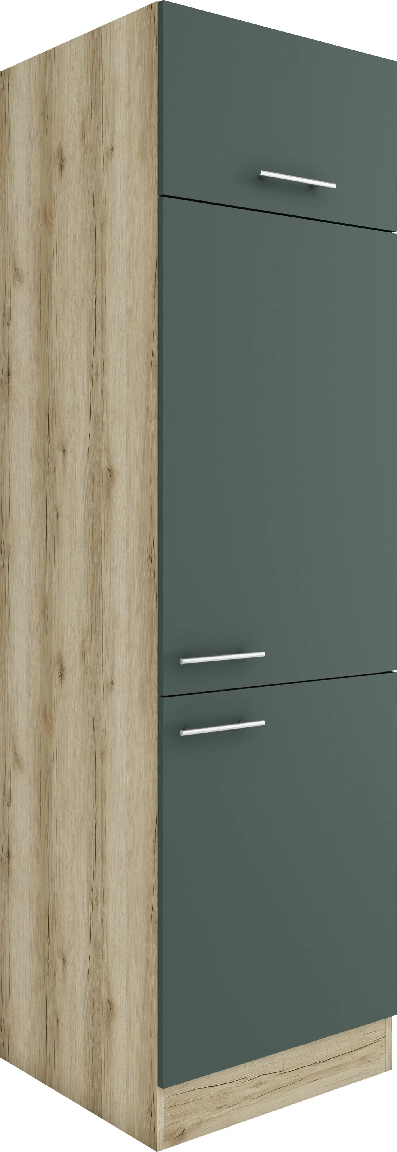 Optifit Hochschrank Savona 405 steingrün/eiche 60 cm