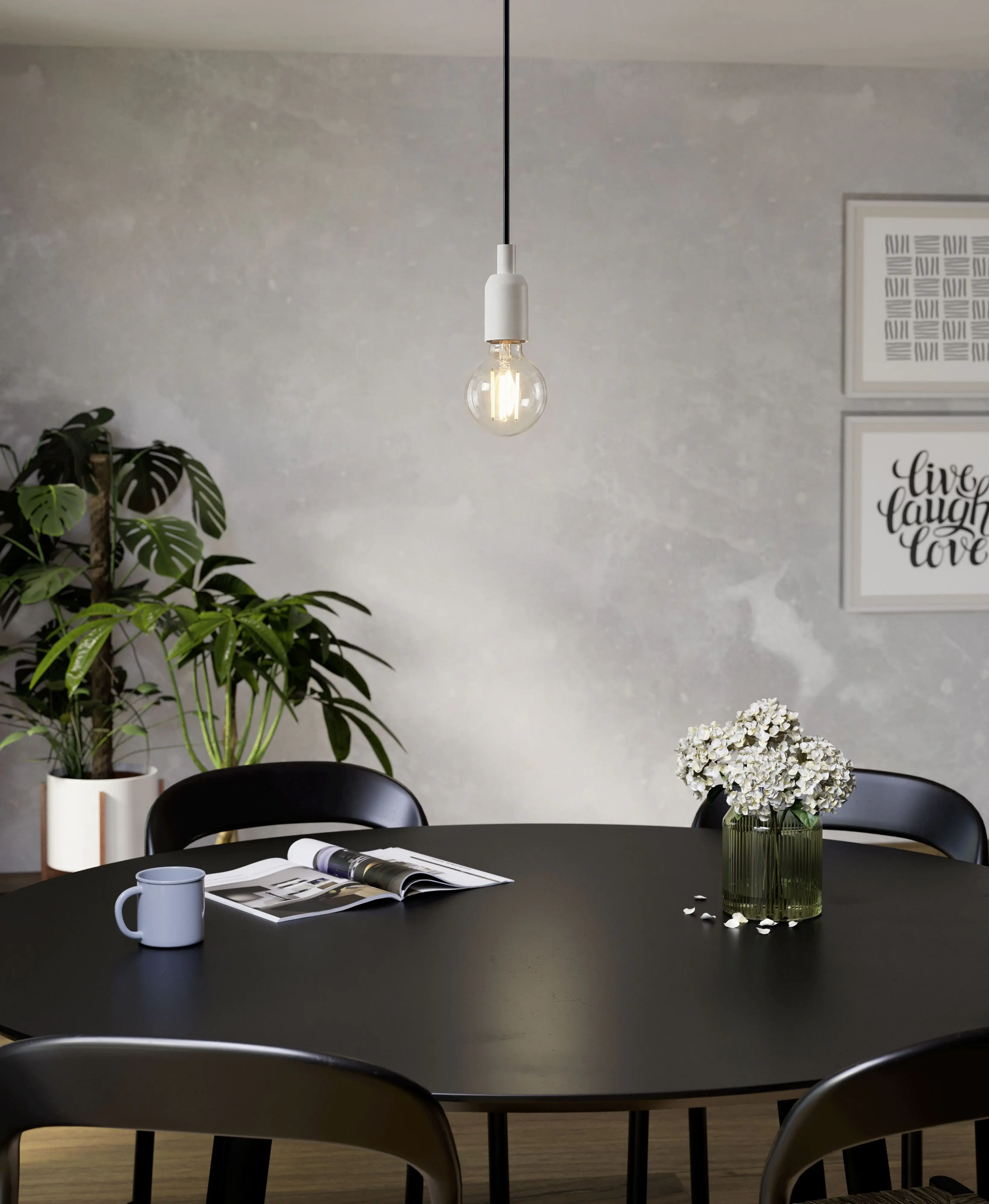 Eglo Connect LED-Leuchtmittel E27 G80 8 W klar
