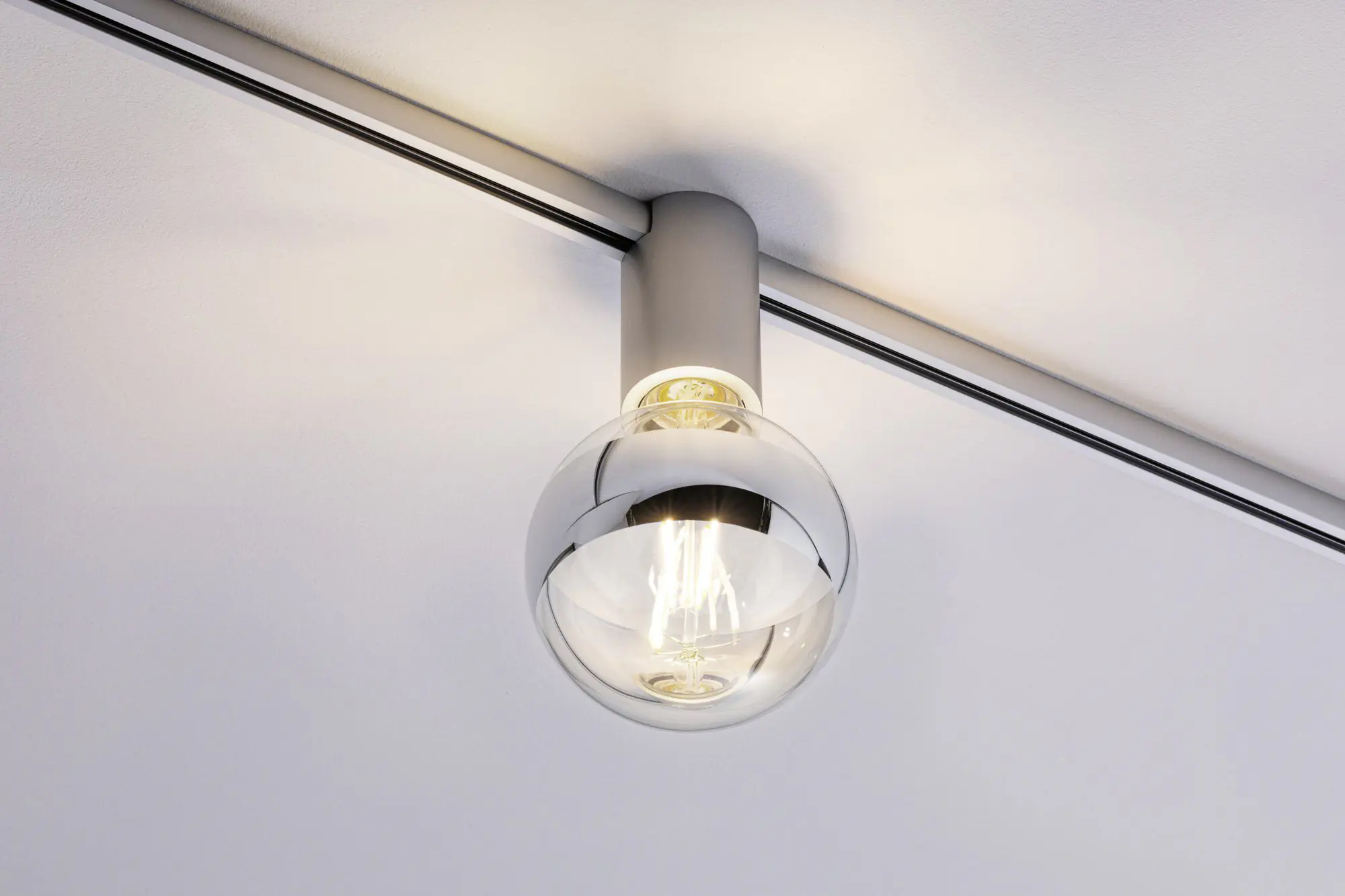 Paulmann URail Schienenspot Ceiling Socket 9,6 x 5,5 cm E27 20 W dimmbar