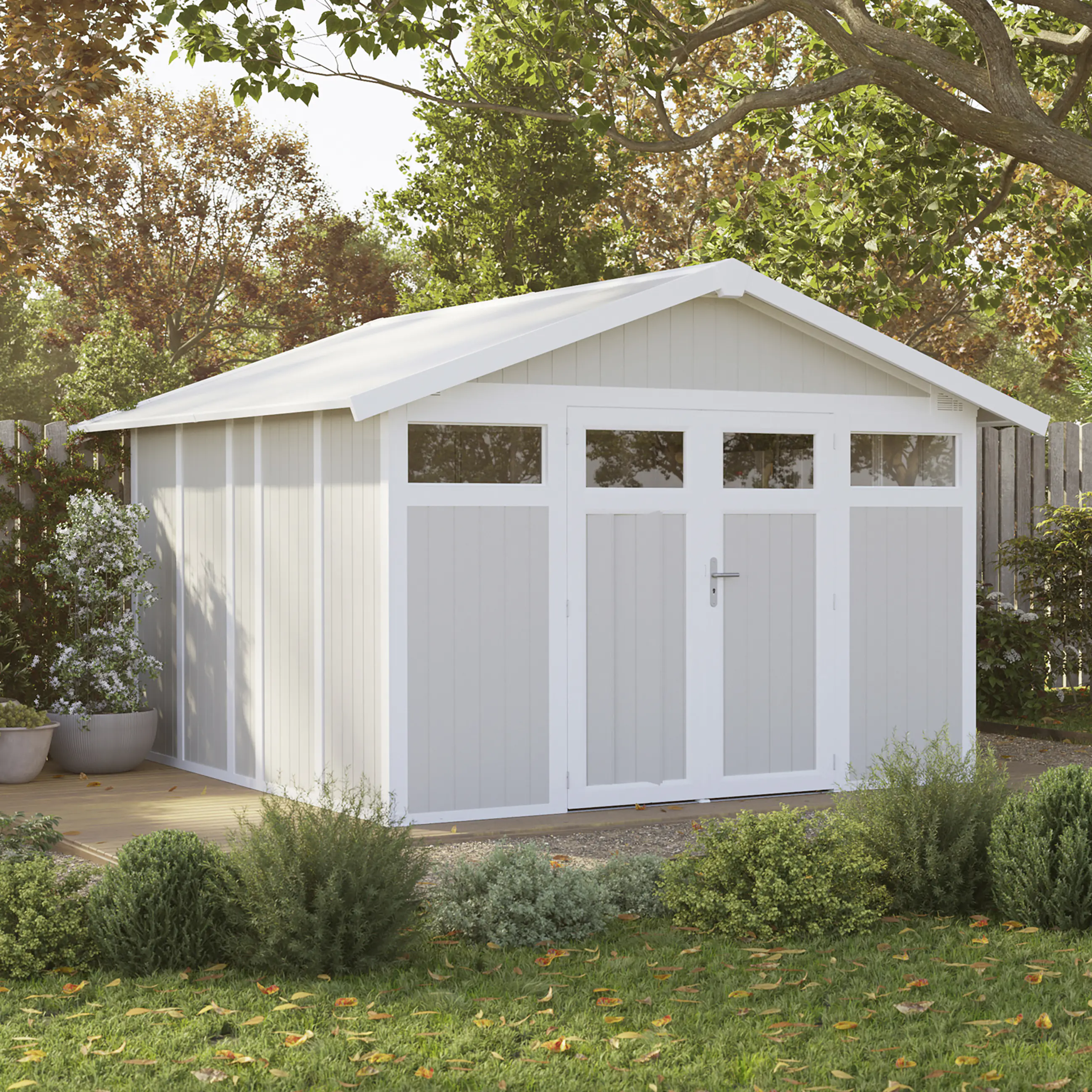 Grosfillex Gartenhaus Utility V 11 370 x 407 cm (inkl. Dachüberstand)