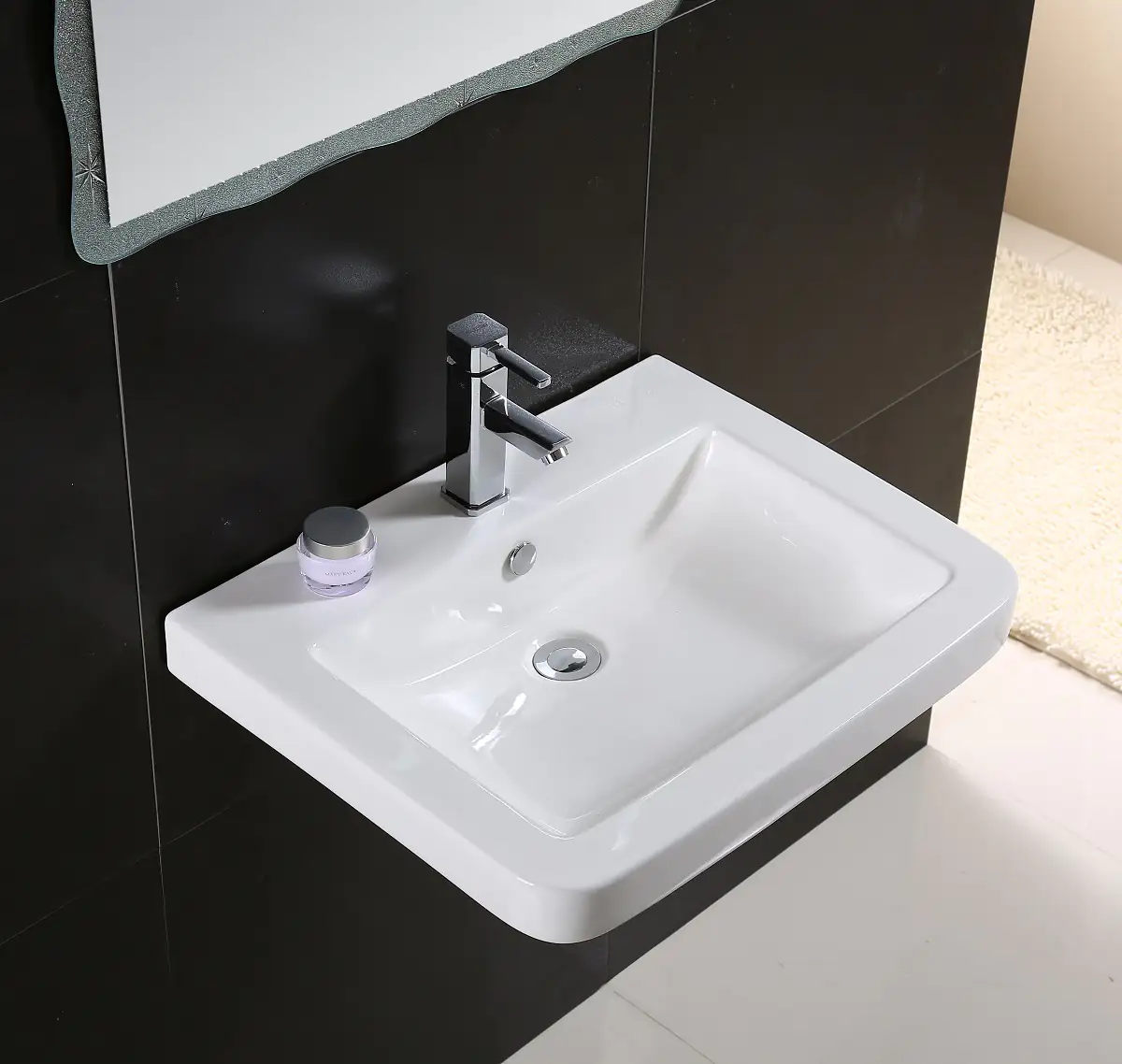 Primaster Keramikwaschbecken 60 cm Adrina weiß