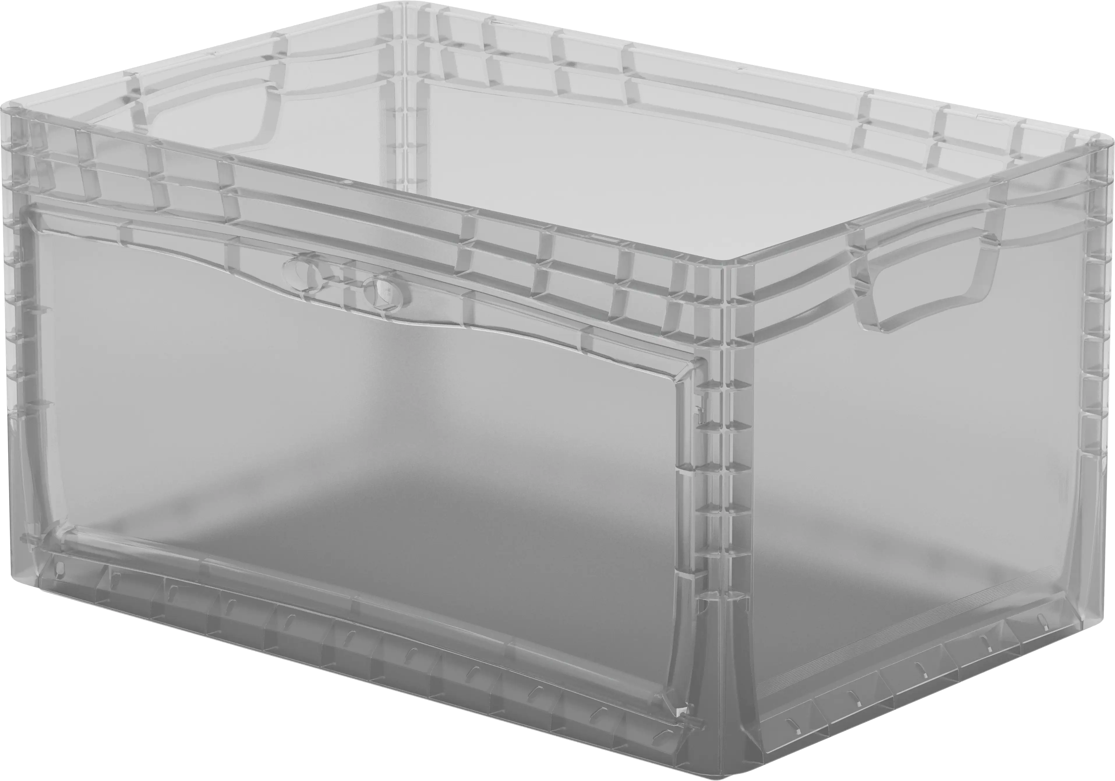 Surplus Systems Eurobox Door 60 x 40 x 32 cm, 62 L, transparent
