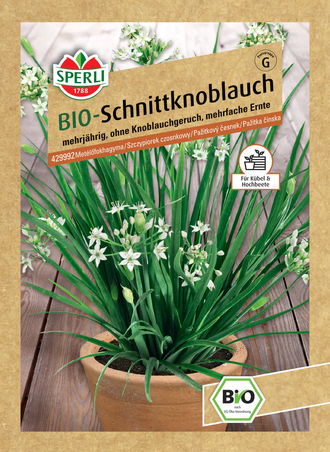 Sperli BIO Schnittknoblauch